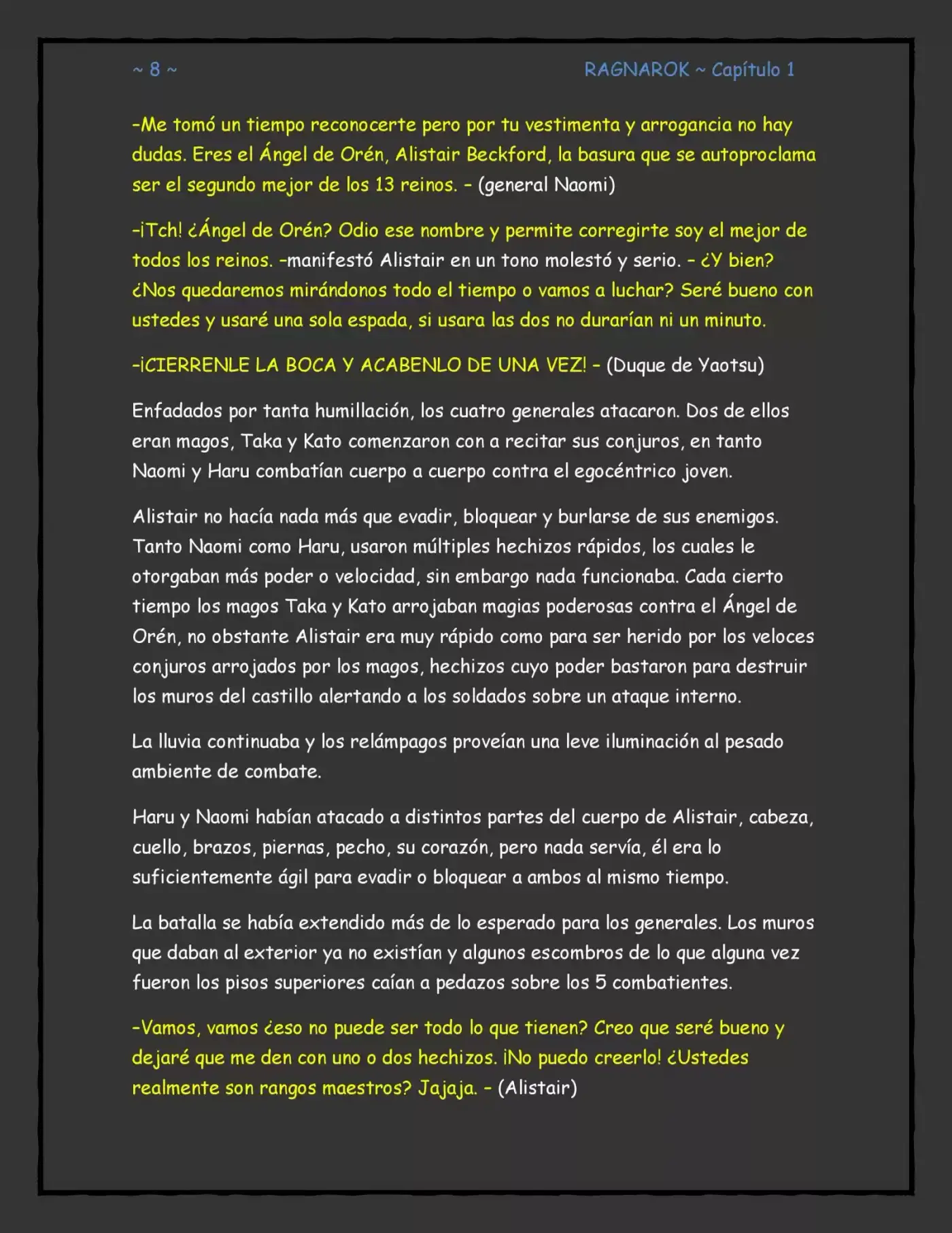 Ragnarok, El Destino De Los Dioses (Novela) - Capítulo 1 - Página 8 - LectorTMOo