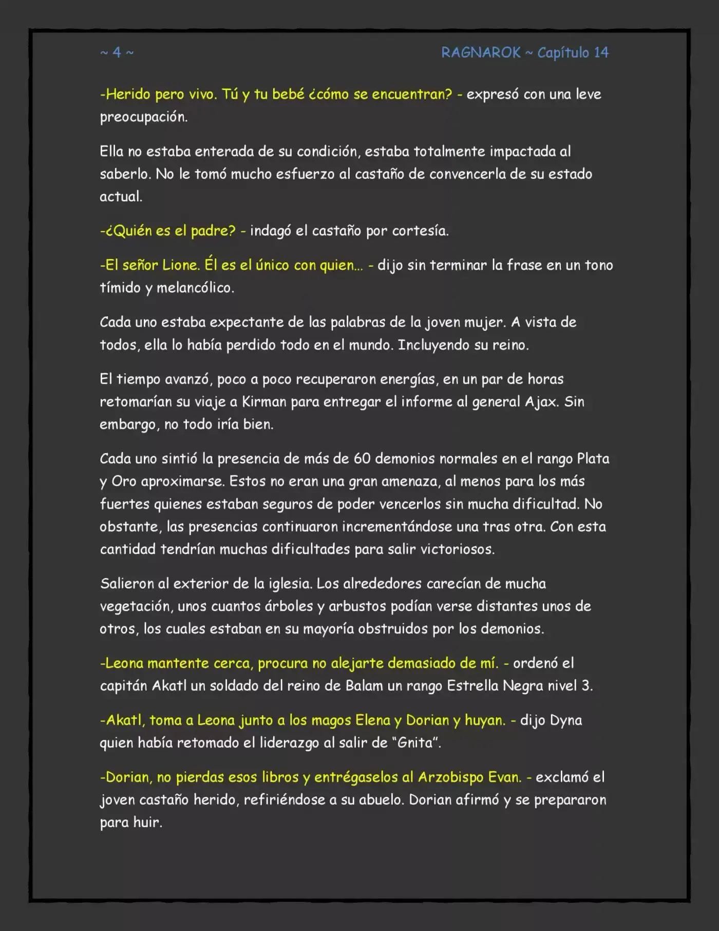 Ragnarok, El Destino De Los Dioses (Novela) - Capítulo 14 - Página 4 - LectorTMOo