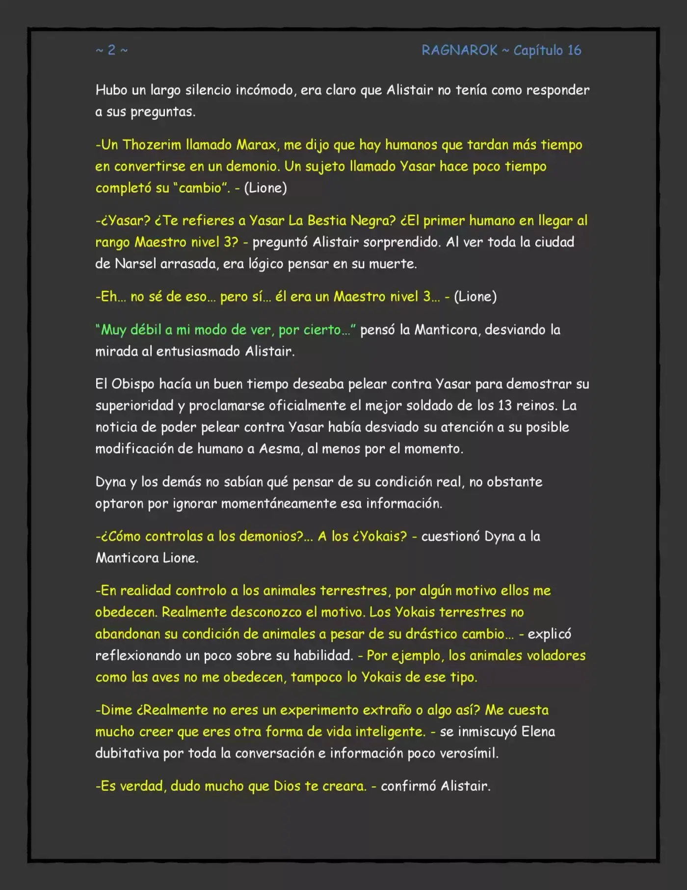 Ragnarok, El Destino De Los Dioses (Novela) - Capítulo 16 - Página 2 - LectorTMOo