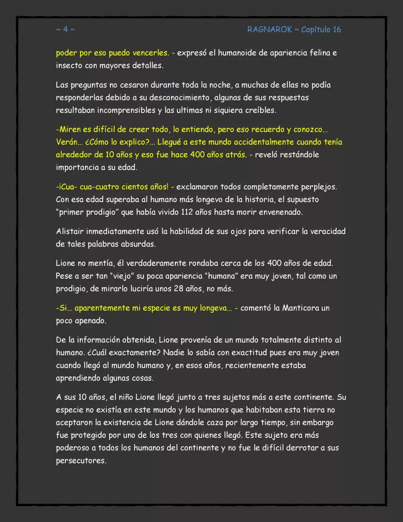 Ragnarok, El Destino De Los Dioses (Novela) - Capítulo 16 - Página 4 - LectorTMOo