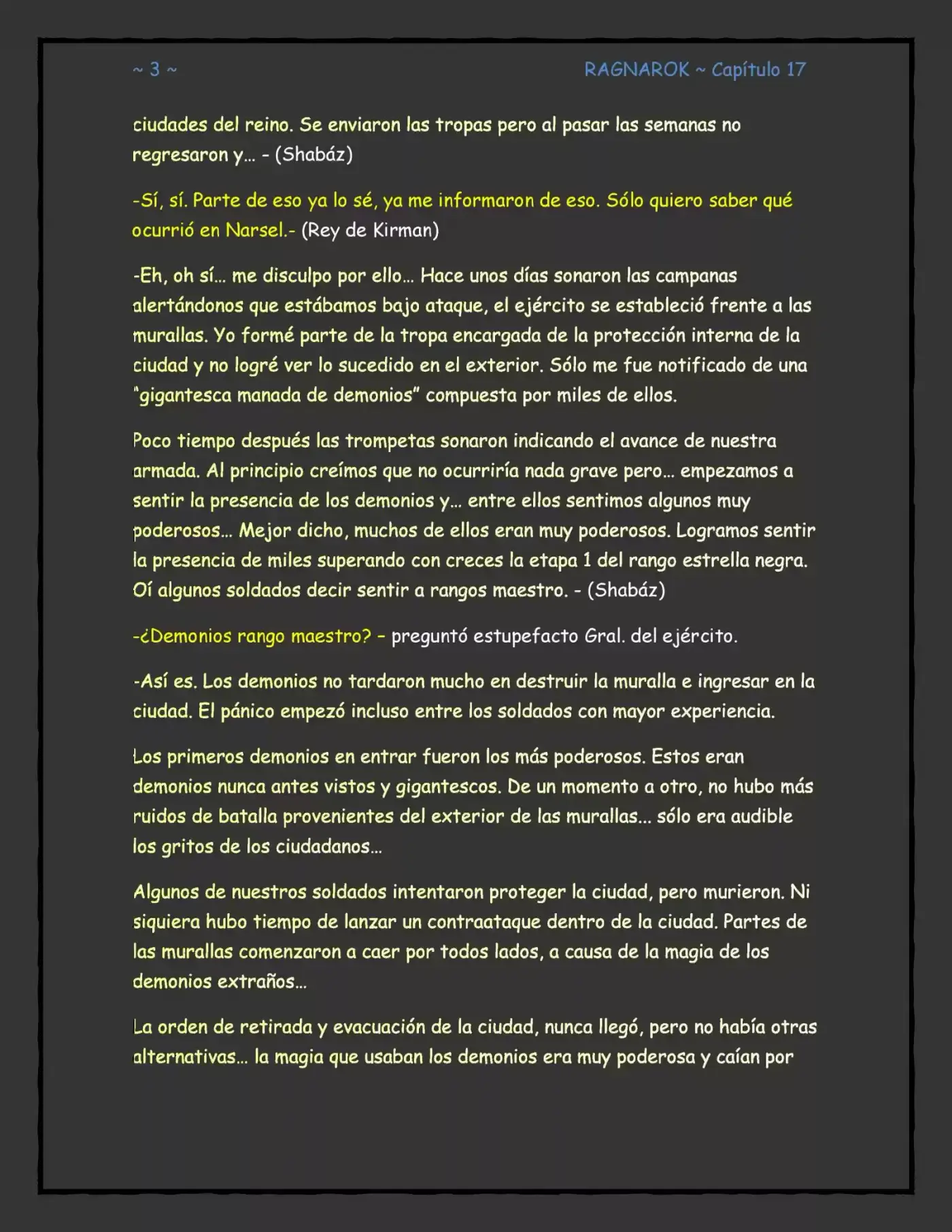 Ragnarok, El Destino De Los Dioses (Novela) - Capítulo 17 - Página 3 - LectorTMOo