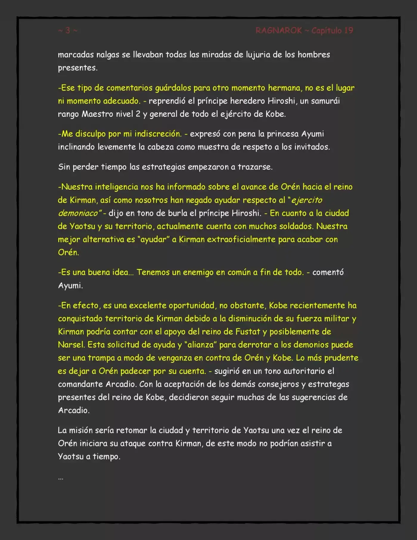 Ragnarok, El Destino De Los Dioses (Novela) - Capítulo 19 - Página 3 - LectorTMOo