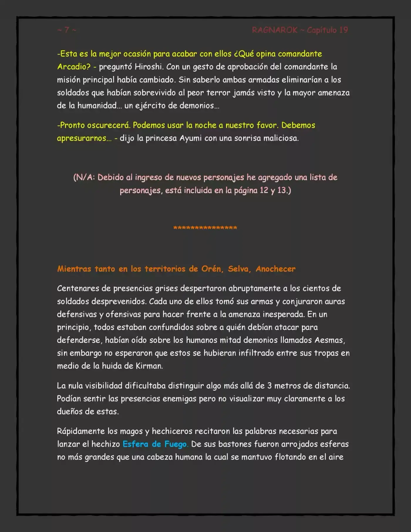 Ragnarok, El Destino De Los Dioses (Novela) - Capítulo 19 - Página 7 - LectorTMOo