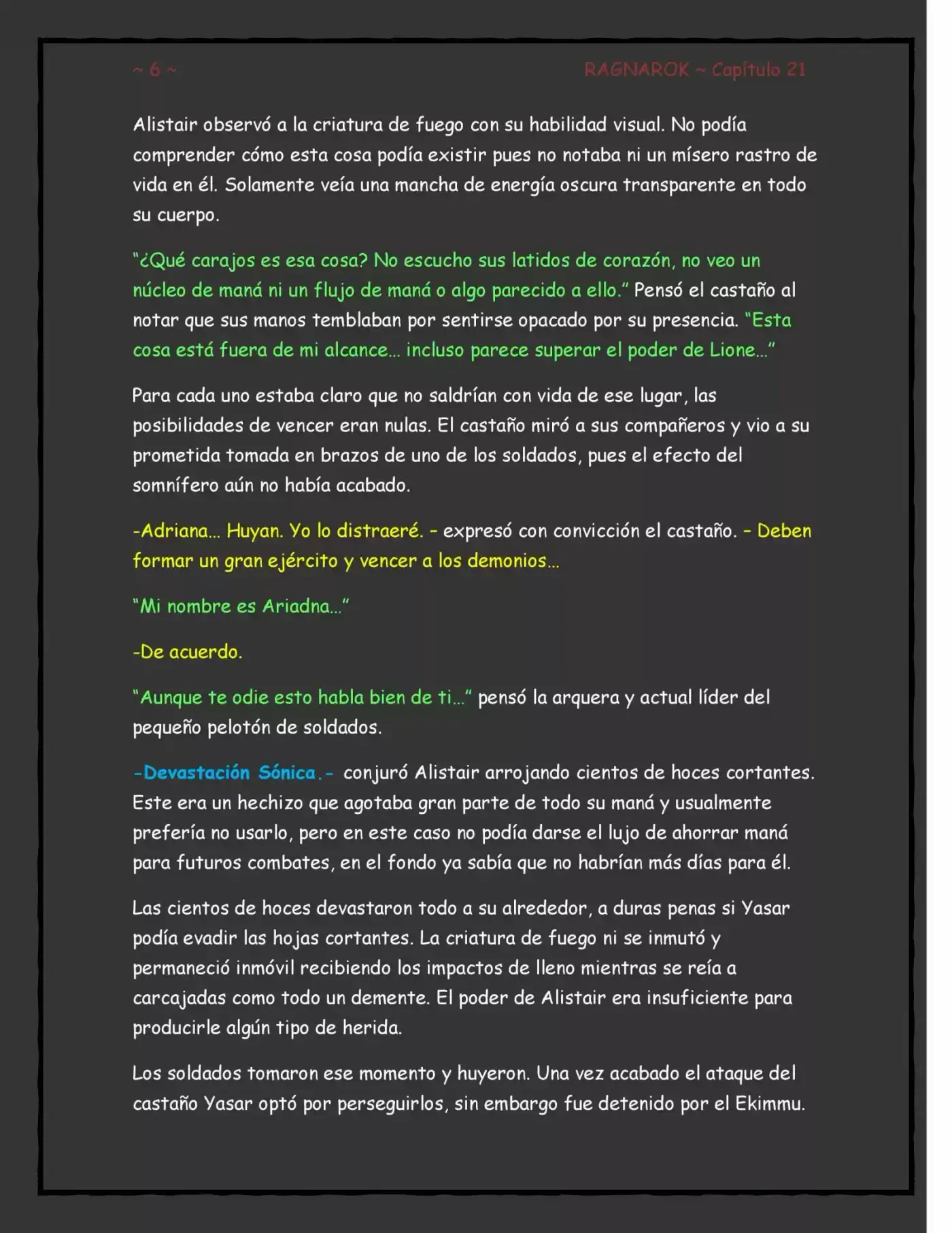 Ragnarok, El Destino De Los Dioses (Novela) - Capítulo 21 - Página 6 - LectorTMOo
