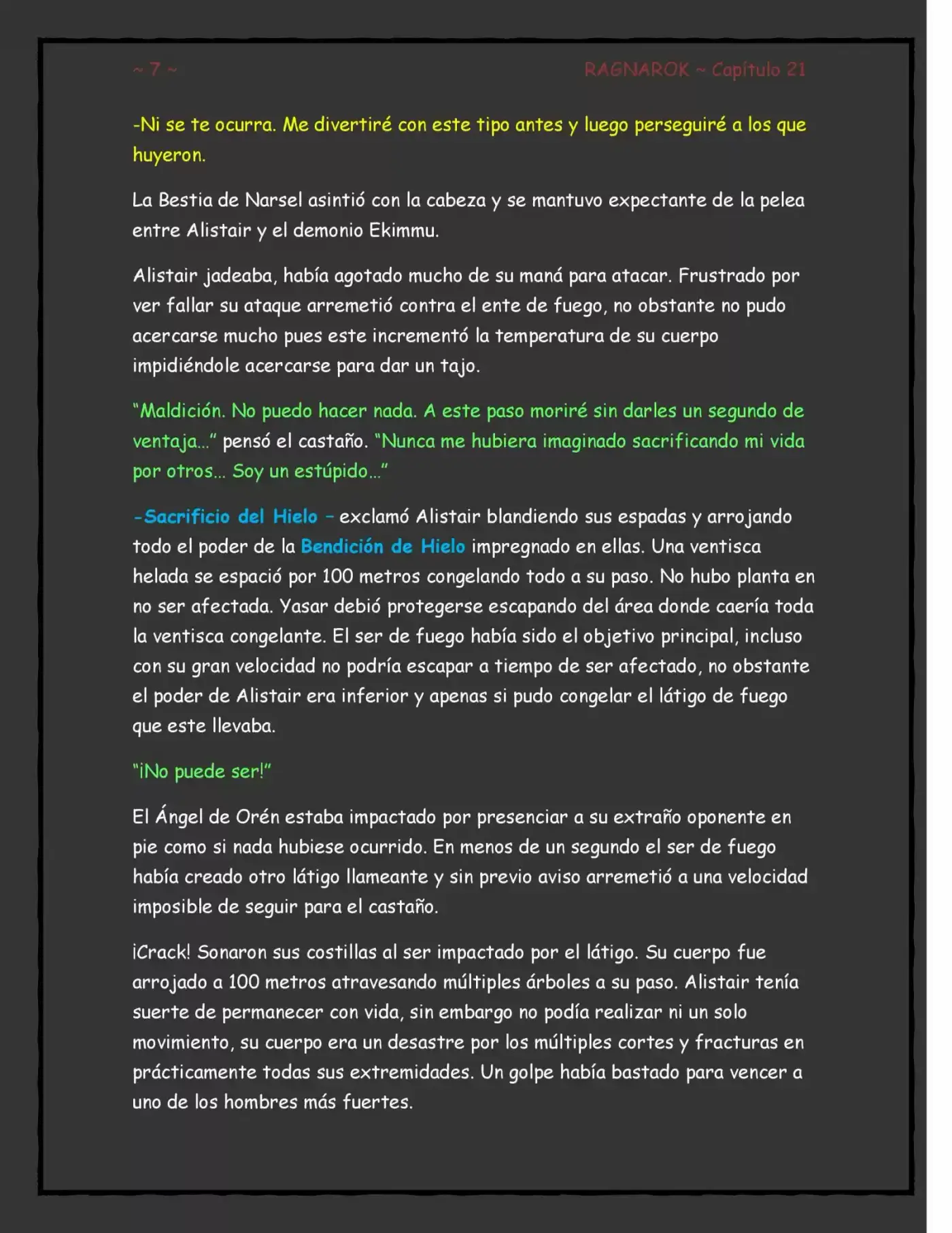 Ragnarok, El Destino De Los Dioses (Novela) - Capítulo 21 - Página 7 - LectorTMOo
