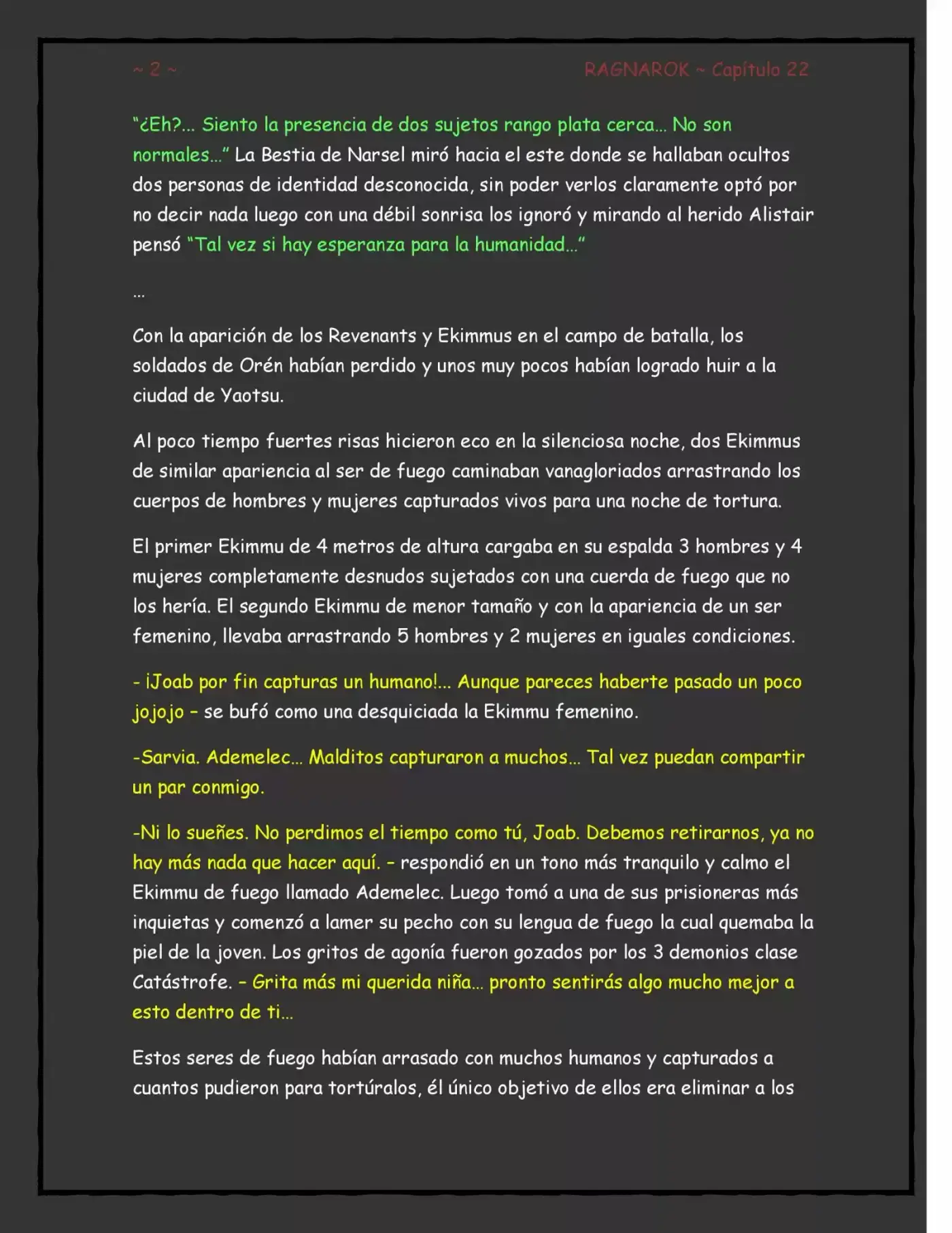 Ragnarok, El Destino De Los Dioses (Novela) - Capítulo 22 - Página 2 - LectorTMOo
