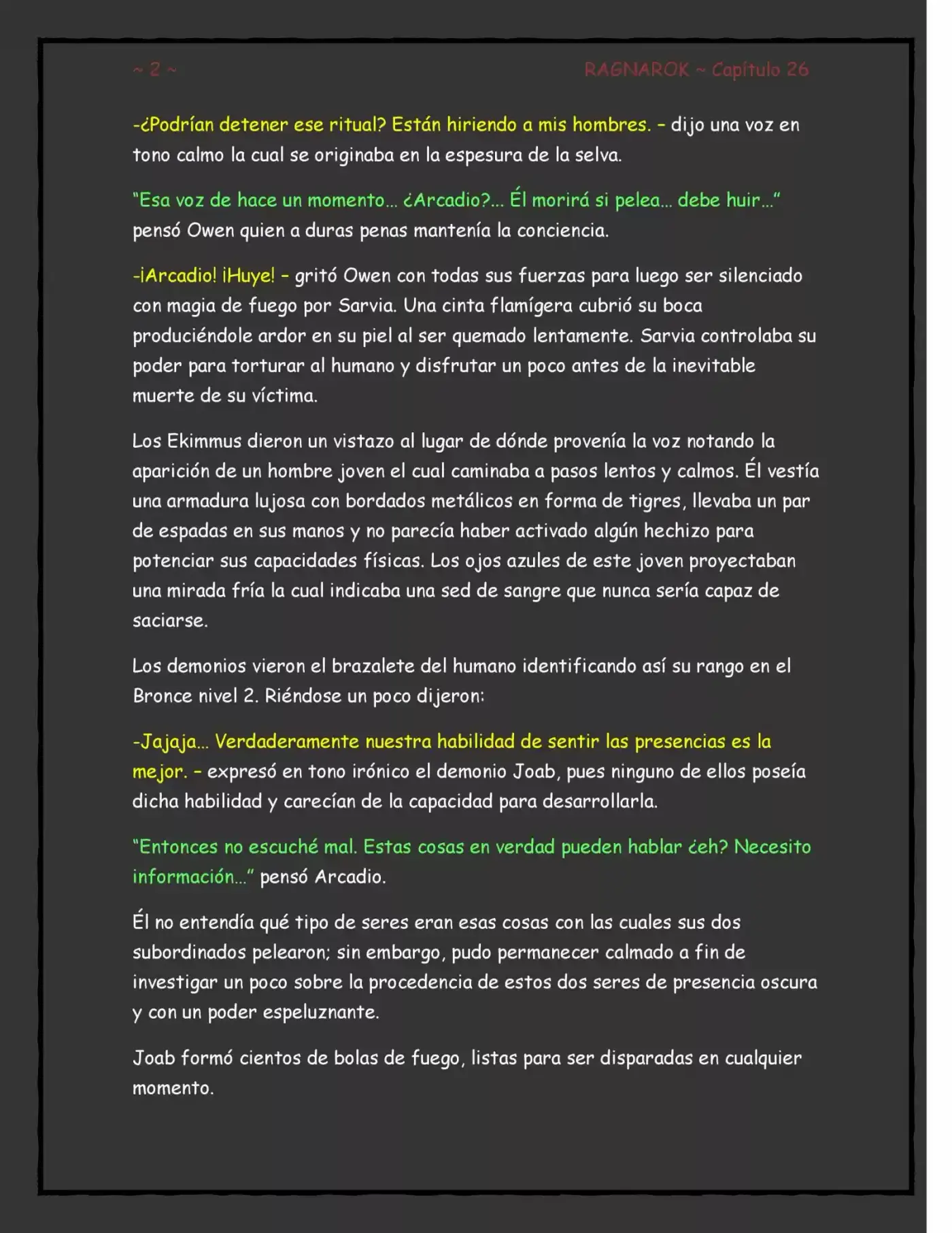 Ragnarok, El Destino De Los Dioses (Novela) - Capítulo 26 - Página 2 - LectorTMOo