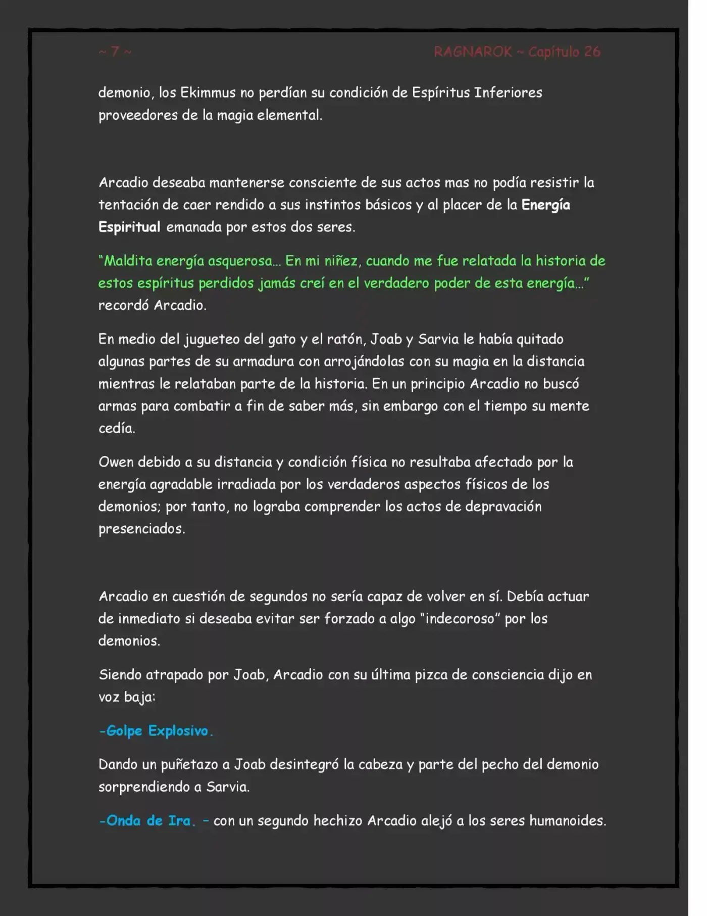 Ragnarok, El Destino De Los Dioses (Novela) - Capítulo 26 - Página 7 - LectorTMOo