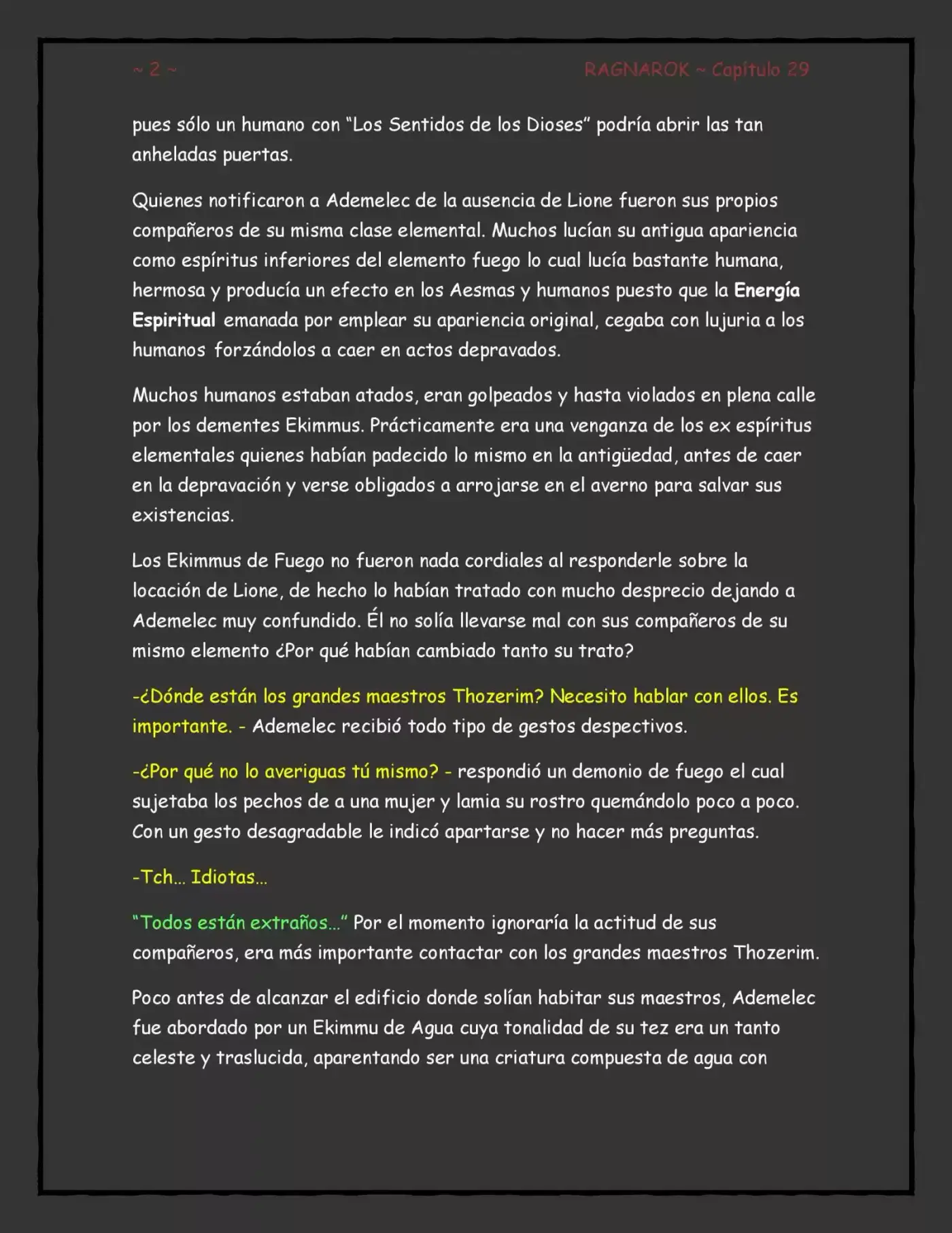 Ragnarok, El Destino De Los Dioses (Novela) - Capítulo 29 - Página 2 - LectorTMOo