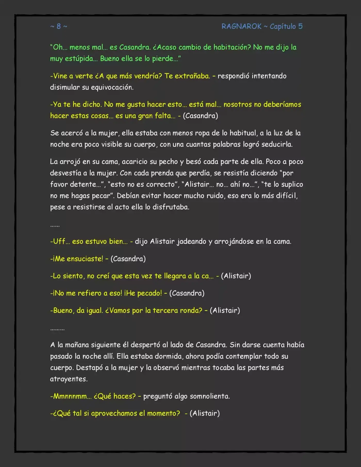 Ragnarok, El Destino De Los Dioses (Novela) - Capítulo 5 - Página 8 - LectorTMOo