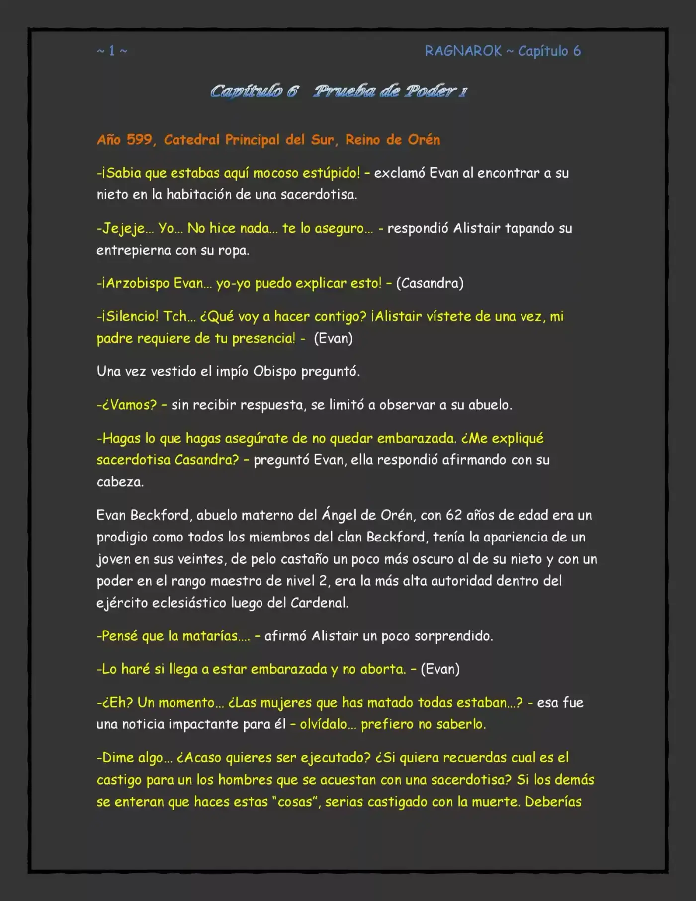 Ragnarok, El Destino De Los Dioses (Novela) - Capítulo 6 - Página 1 - LectorTMOo