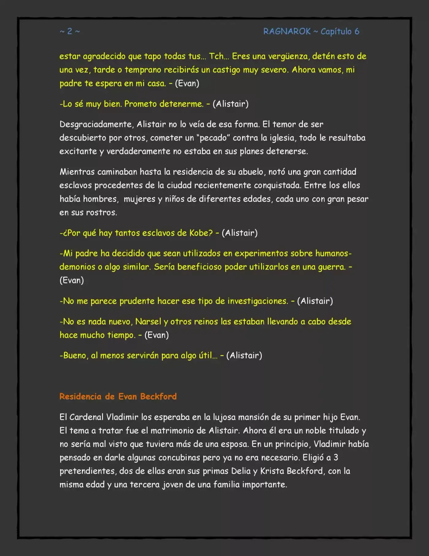 Ragnarok, El Destino De Los Dioses (Novela) - Capítulo 6 - Página 2 - LectorTMOo