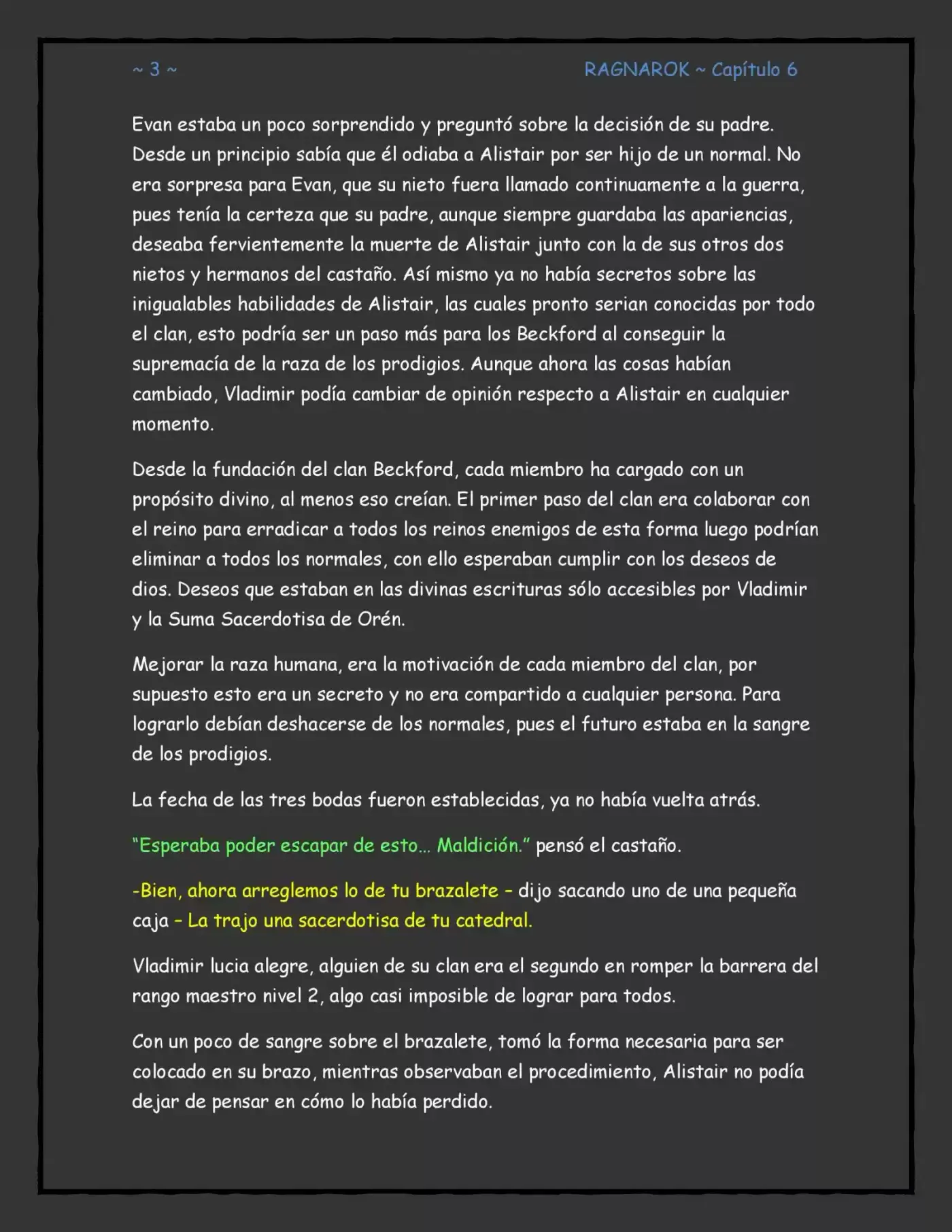 Ragnarok, El Destino De Los Dioses (Novela) - Capítulo 6 - Página 3 - LectorTMOo