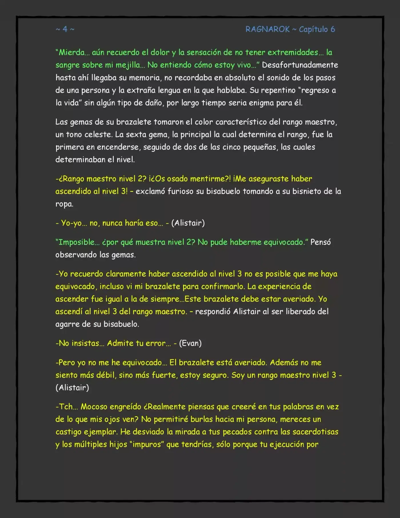Ragnarok, El Destino De Los Dioses (Novela) - Capítulo 6 - Página 4 - LectorTMOo