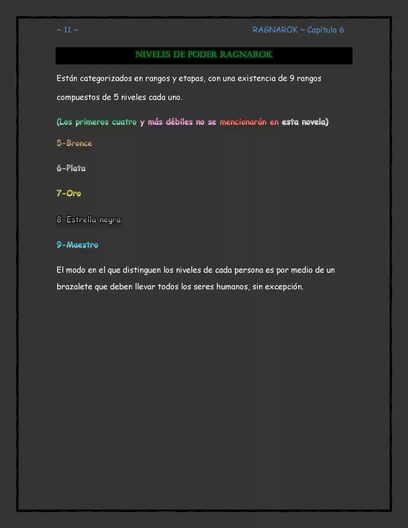 Ragnarok, El Destino De Los Dioses (Novela) - Capítulo 6 - Página 11 - LectorTMOo