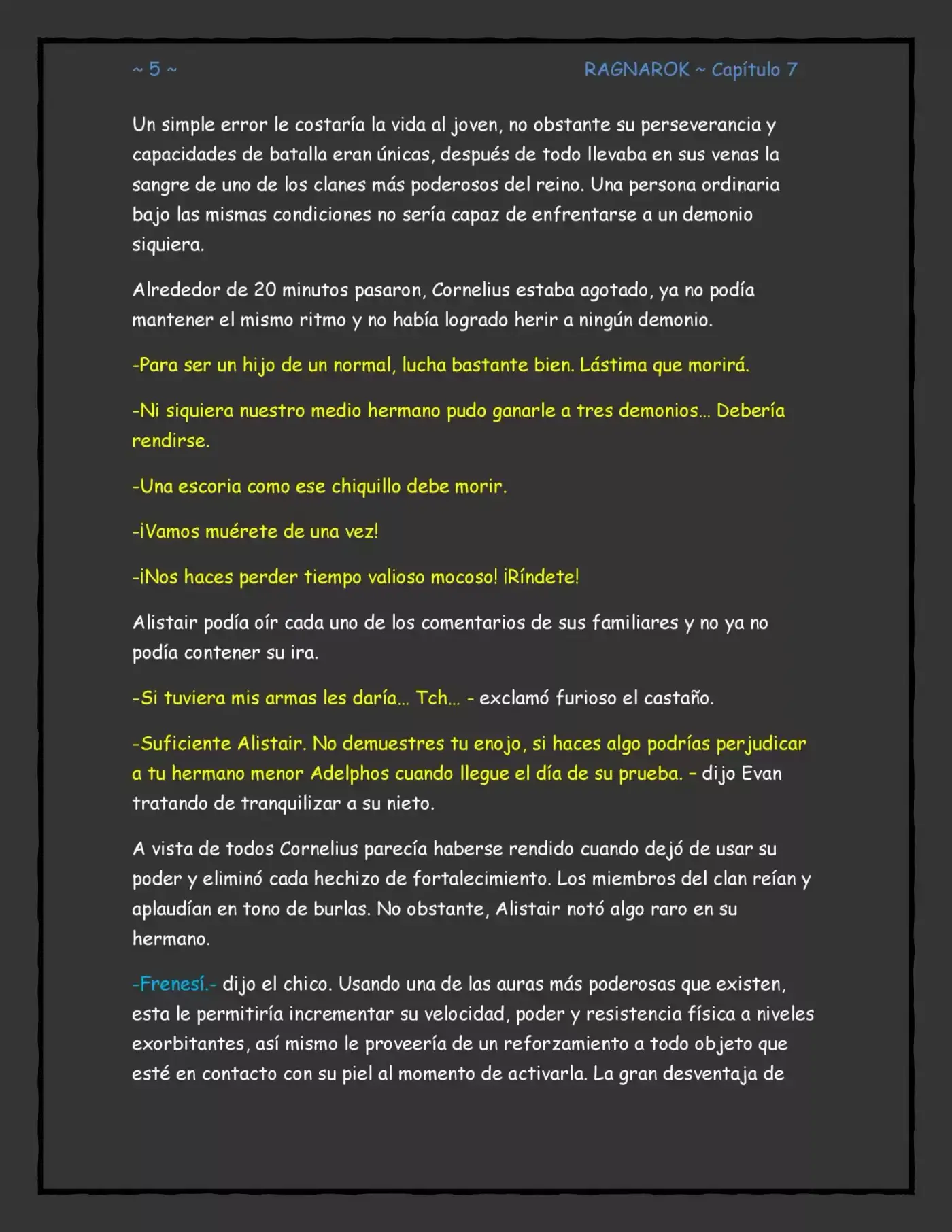 Ragnarok, El Destino De Los Dioses (Novela) - Capítulo 7 - Página 5 - LectorTMOo