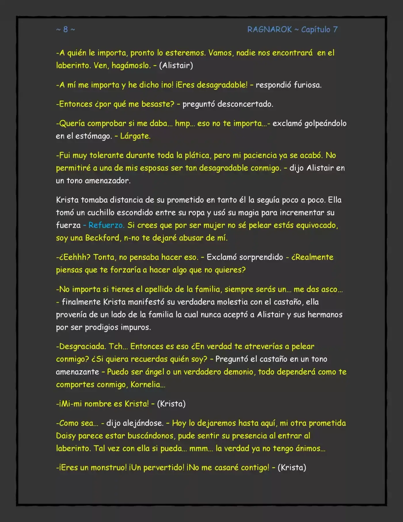 Ragnarok, El Destino De Los Dioses (Novela) - Capítulo 7 - Página 8 - LectorTMOo