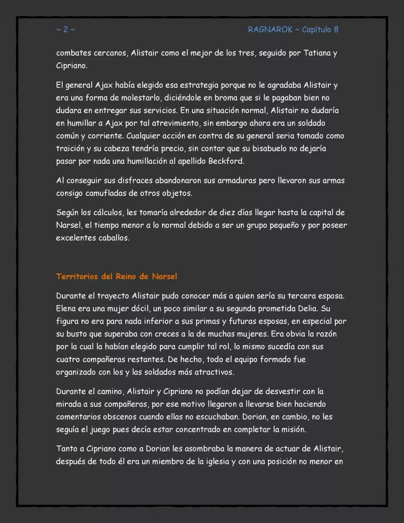 Ragnarok, El Destino De Los Dioses (Novela) - Capítulo 8 - Página 2 - LectorTMOo