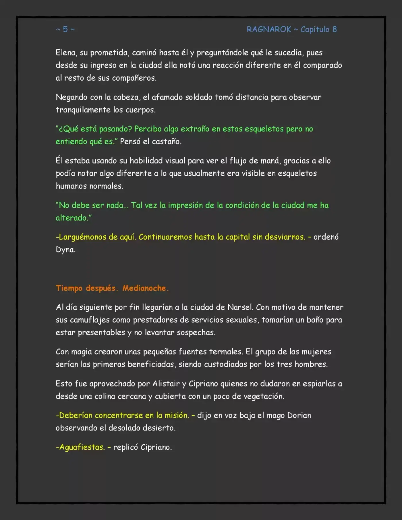 Ragnarok, El Destino De Los Dioses (Novela) - Capítulo 8 - Página 5 - LectorTMOo