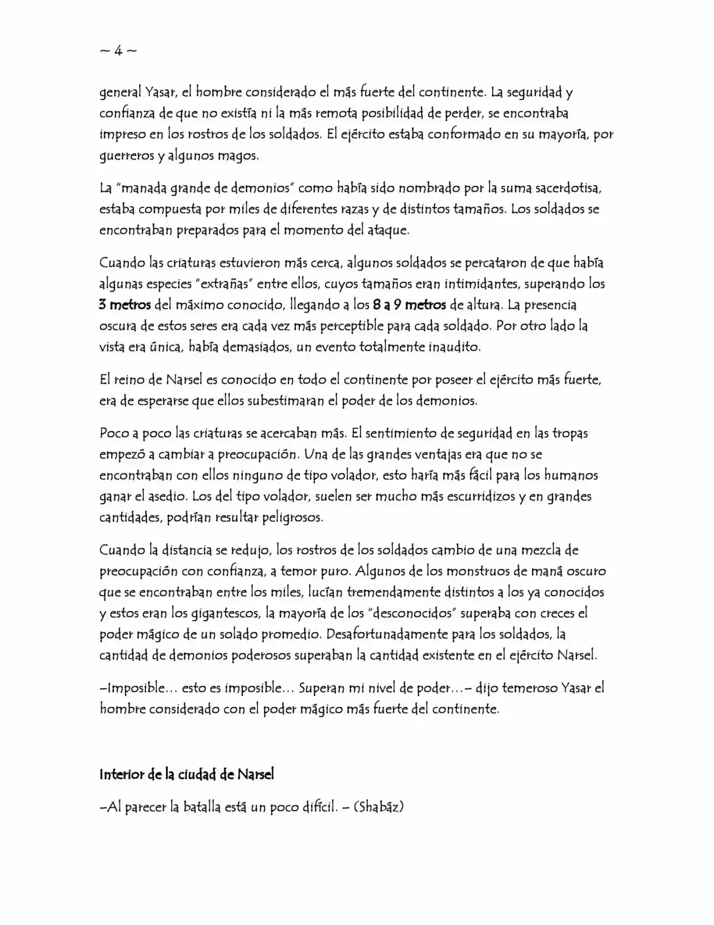 RAGNAROK (Novela) - Capítulo  - Página 4 - LectorTMOo