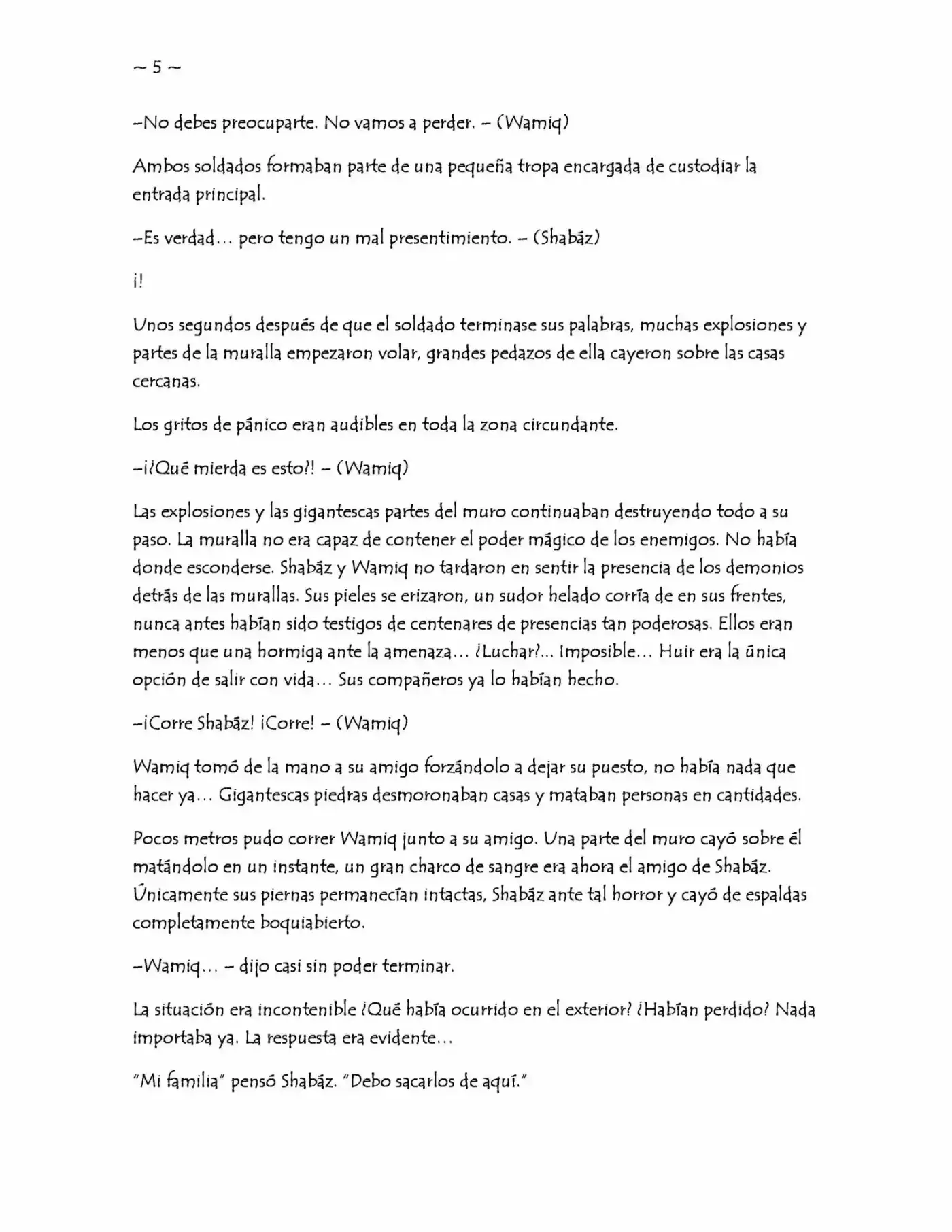 RAGNAROK (Novela) - Capítulo  - Página 5 - LectorTMOo