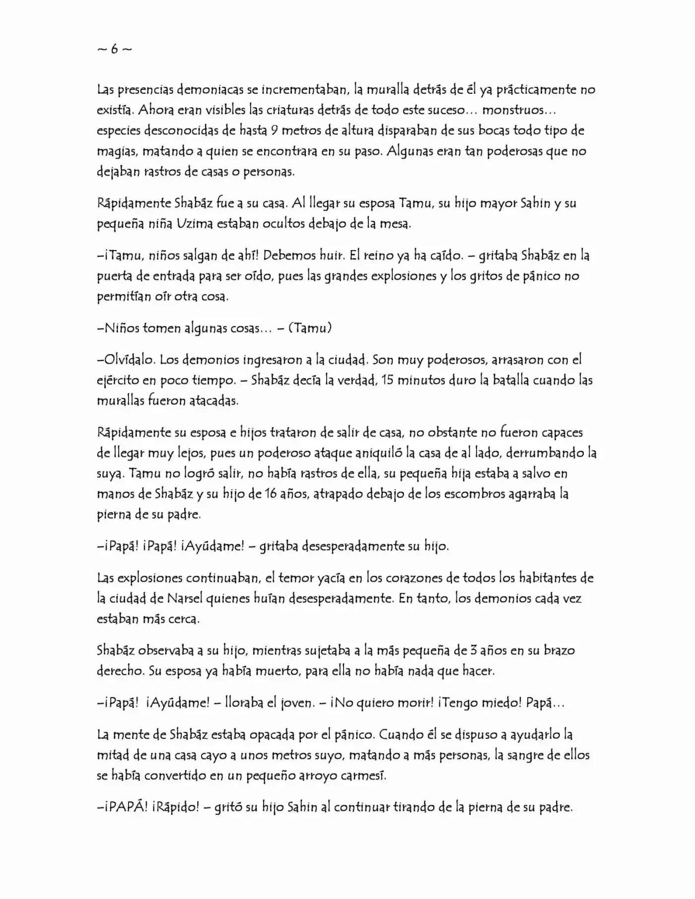 RAGNAROK (Novela) - Capítulo  - Página 6 - LectorTMOo