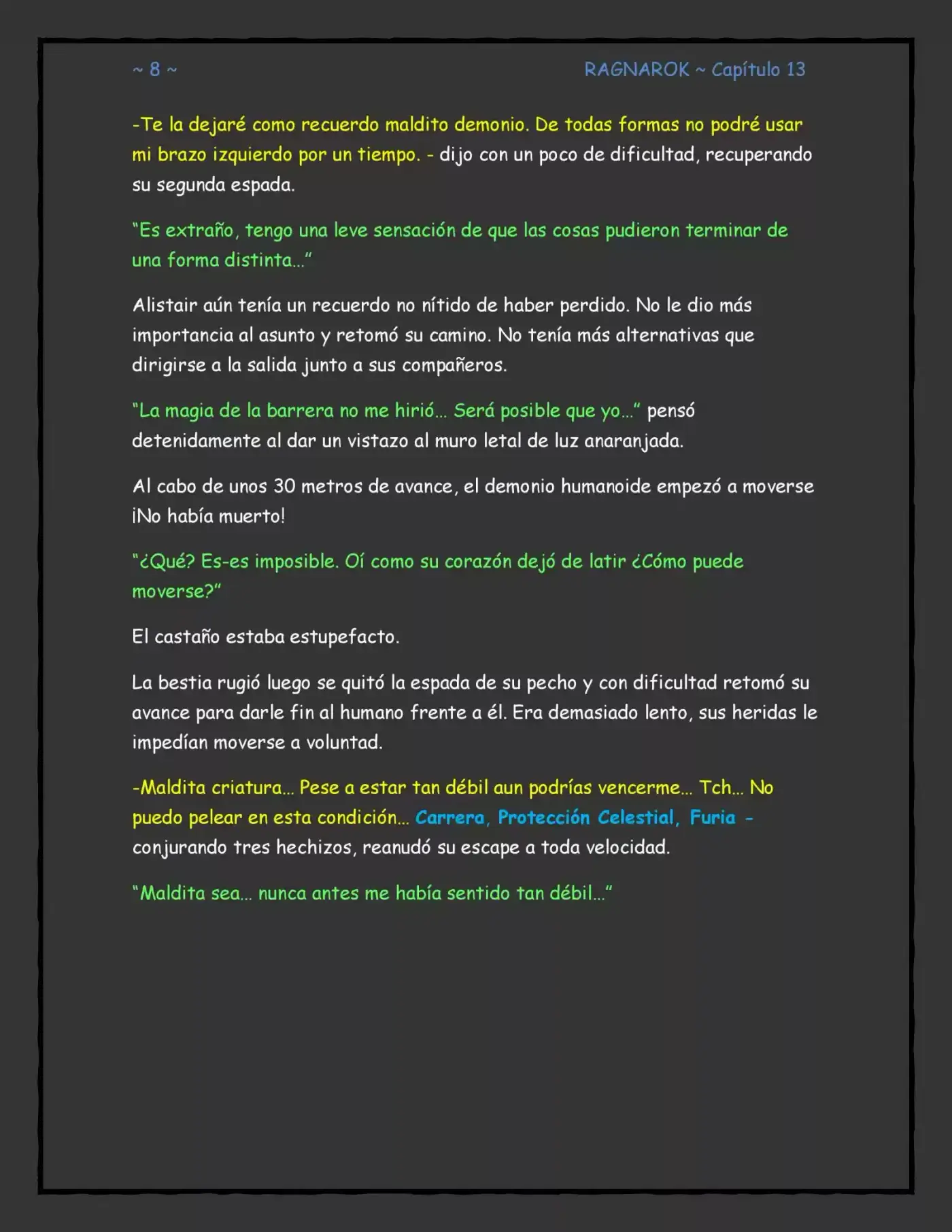 RAGNAROK (Novela) - Capítulo 13 - Página 8 - LectorTMOo