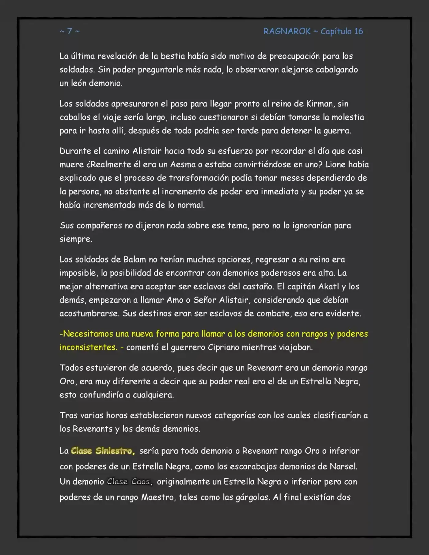 RAGNAROK (Novela) - Capítulo 16 - Página 7 - LectorTMOo