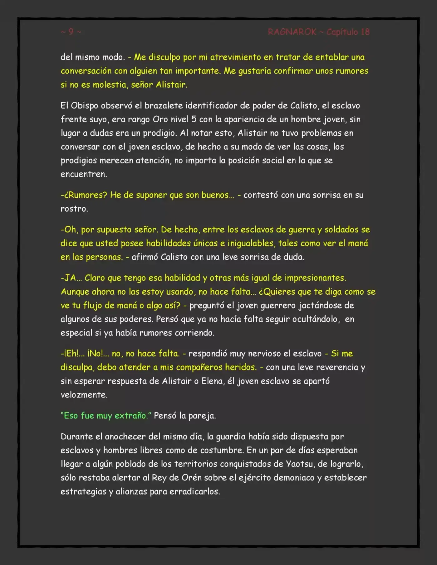 RAGNAROK (Novela) - Capítulo 18 - Página 9 - LectorTMOo