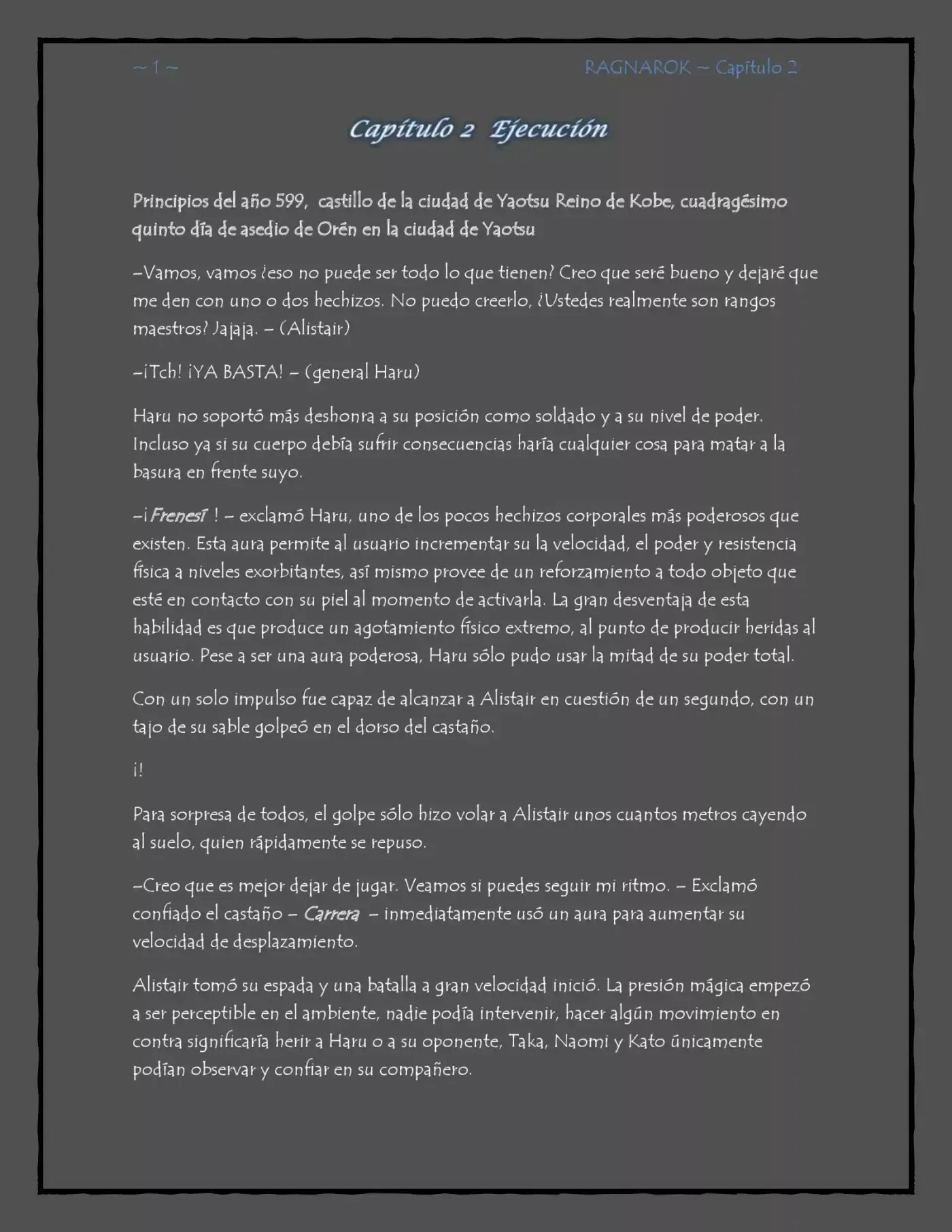 RAGNAROK (Novela) - Capítulo 2 - Página 1 - LectorTMOo