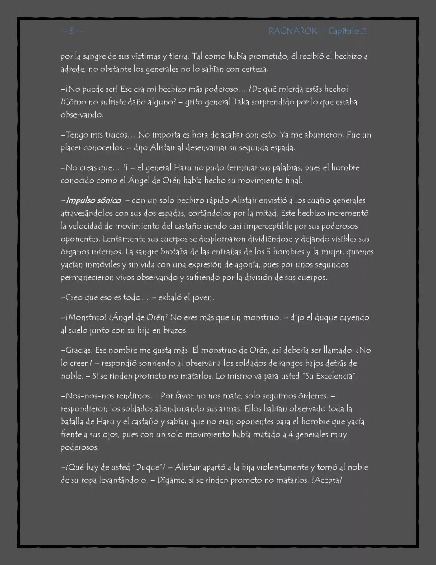 RAGNAROK (Novela) - Capítulo 2 - Página 3 - LectorTMOo