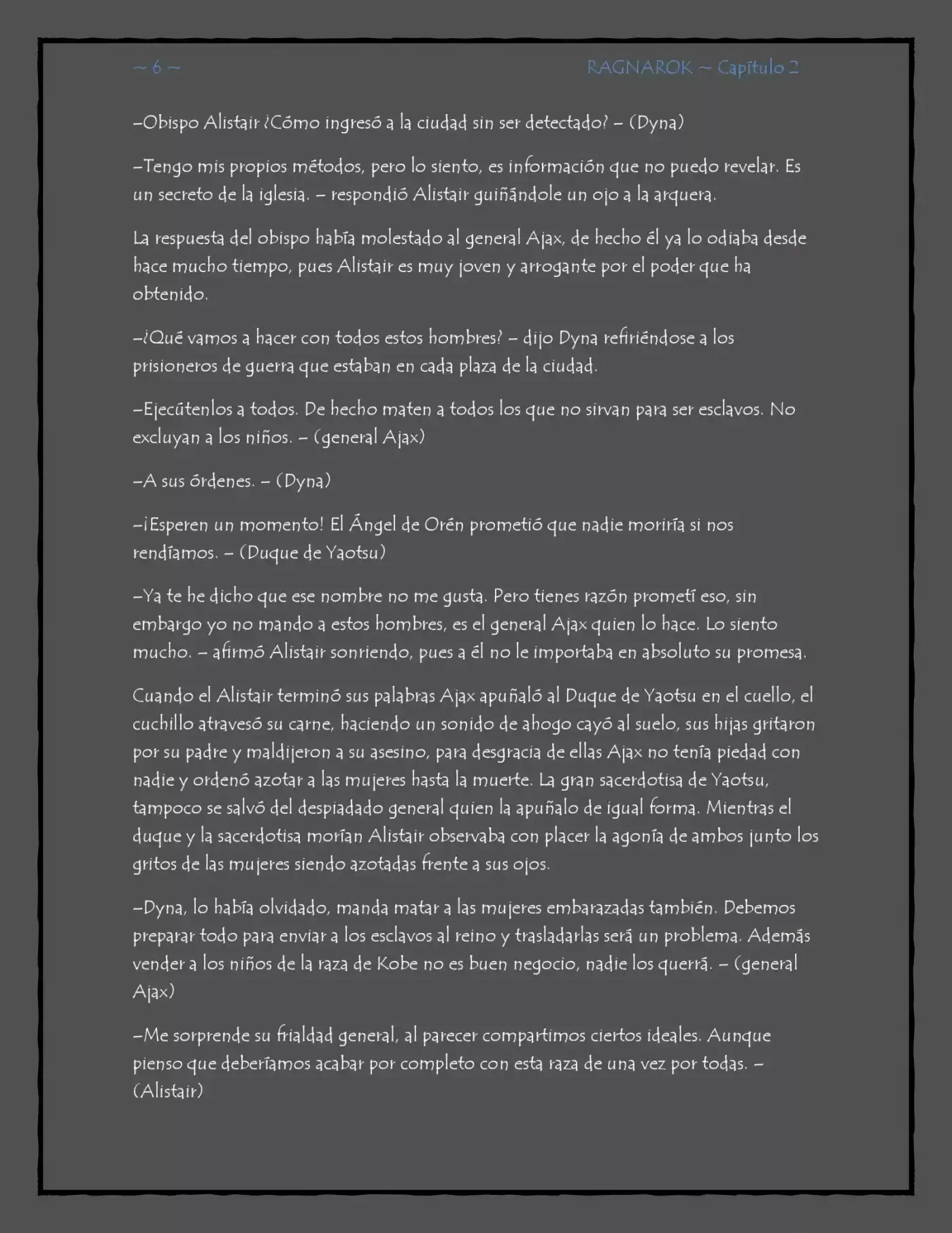RAGNAROK (Novela) - Capítulo 2 - Página 6 - LectorTMOo