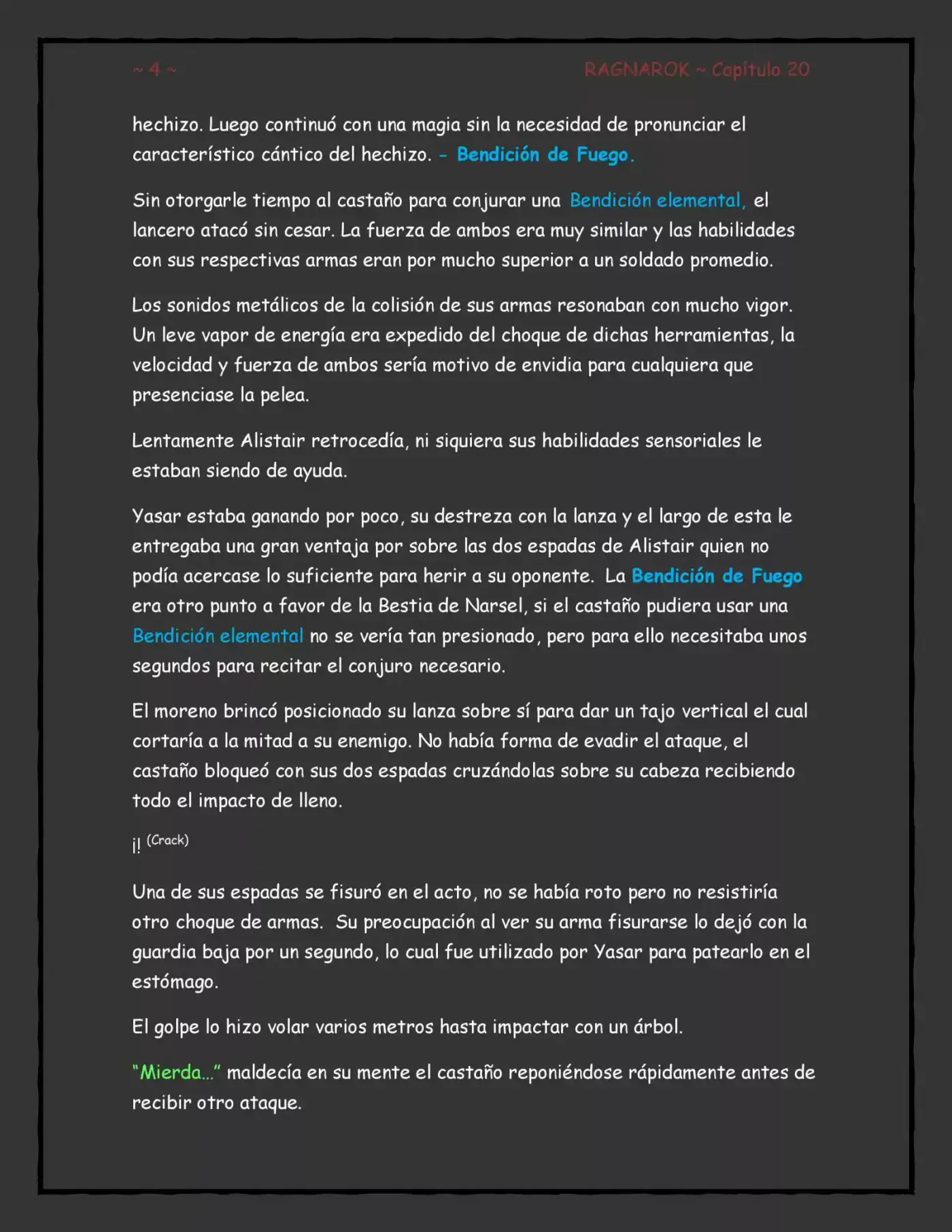 RAGNAROK (Novela) - Capítulo 20 - Página 4 - LectorTMOo
