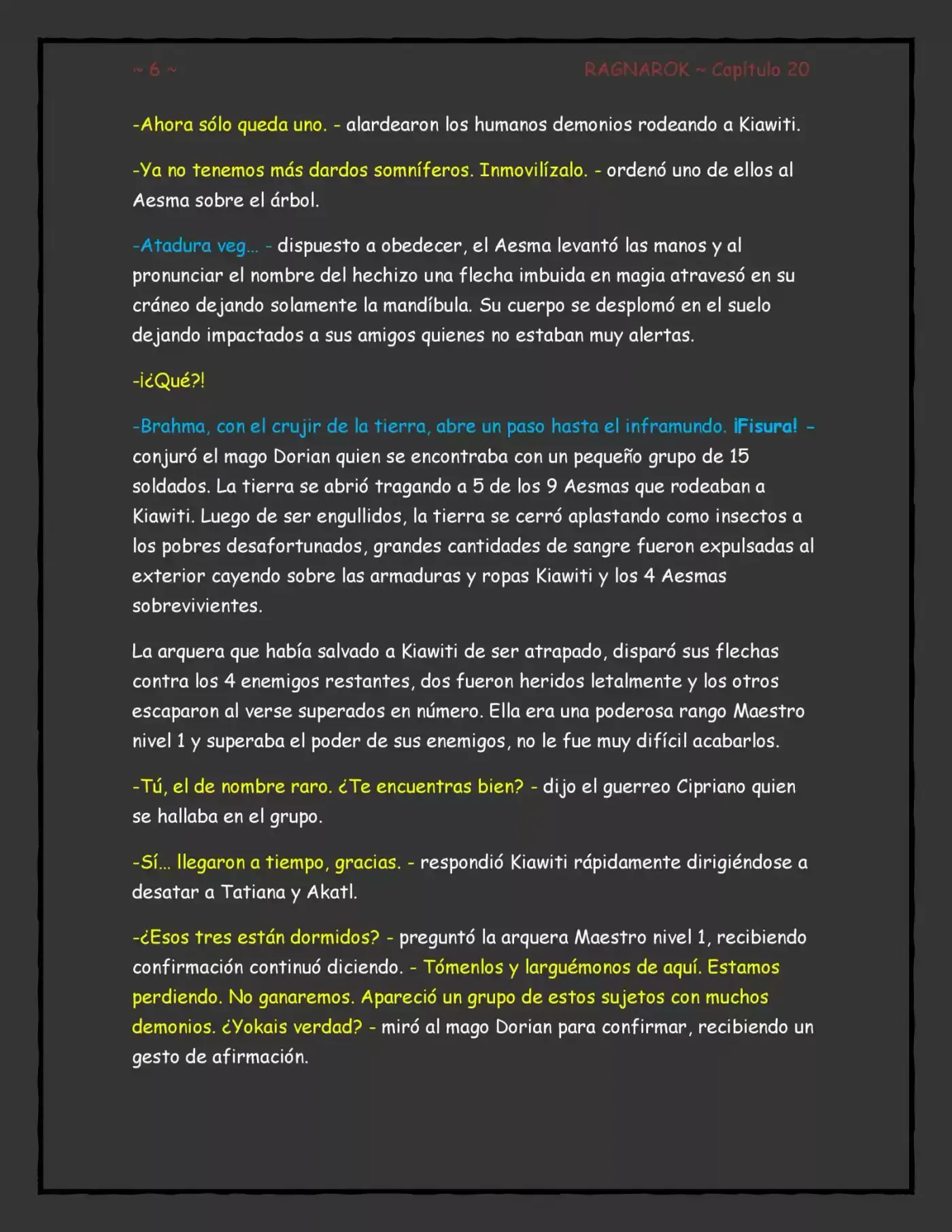 RAGNAROK (Novela) - Capítulo 20 - Página 6 - LectorTMOo