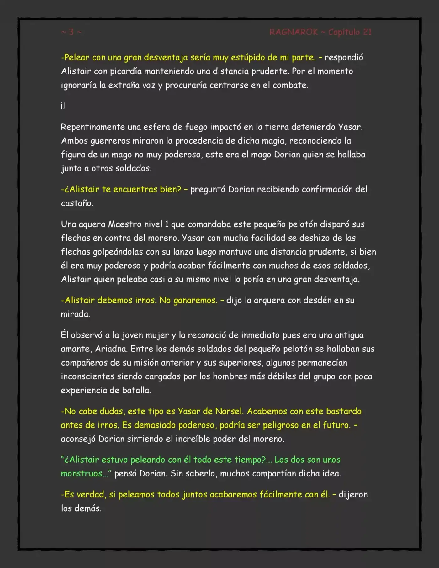 RAGNAROK (Novela) - Capítulo 21 - Página 3 - LectorTMOo