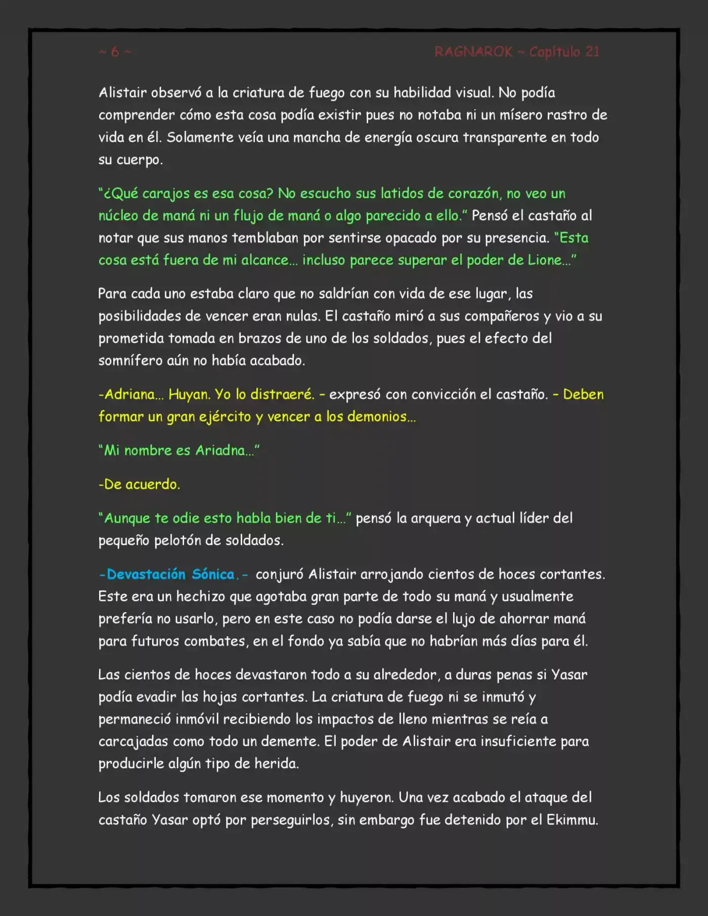 RAGNAROK (Novela) - Capítulo 21 - Página 6 - LectorTMOo