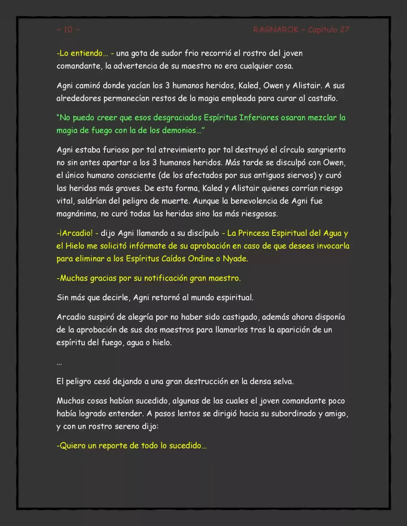 RAGNAROK (Novela) - Capítulo 27 - Página 10 - LectorTMOo