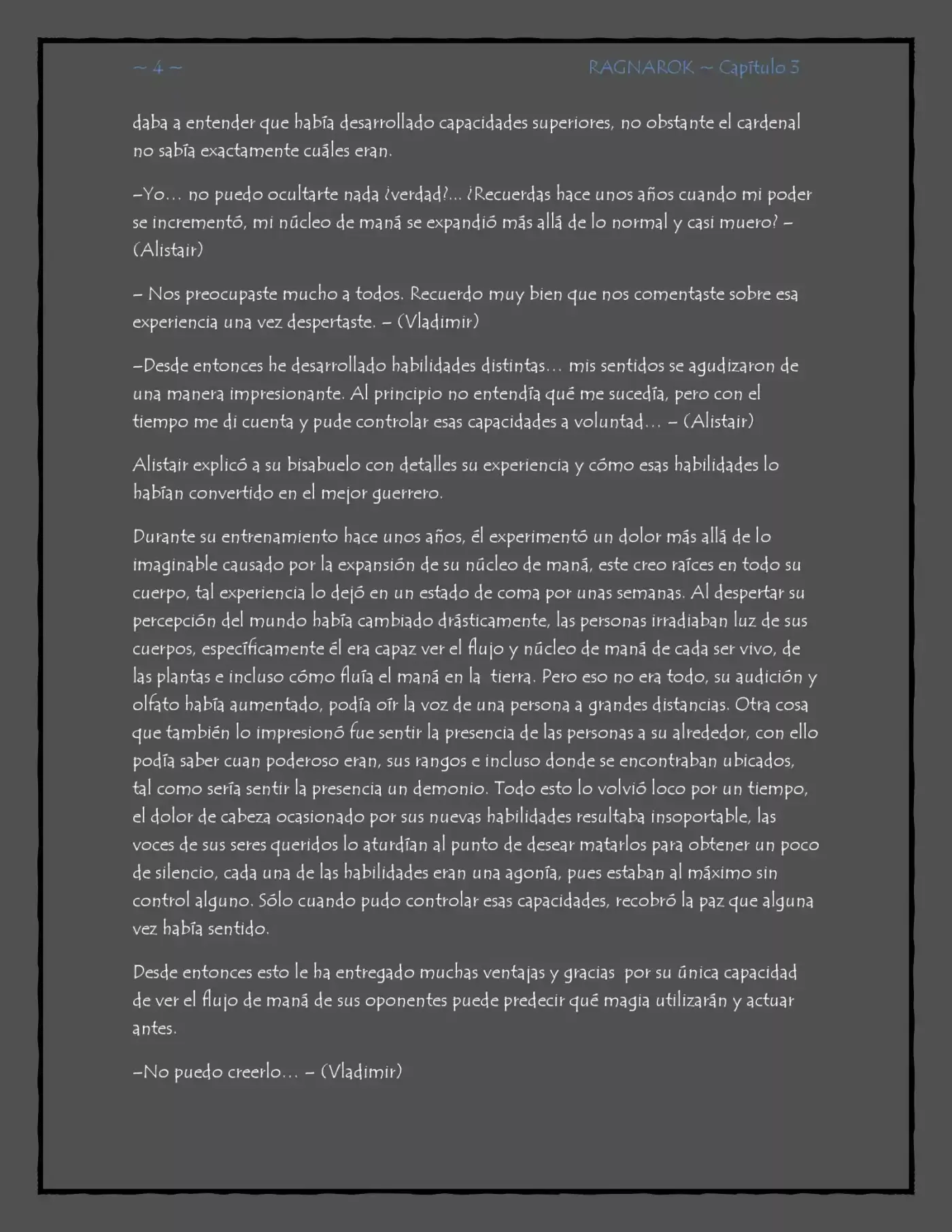 RAGNAROK (Novela) - Capítulo 3 - Página 4 - LectorTMOo