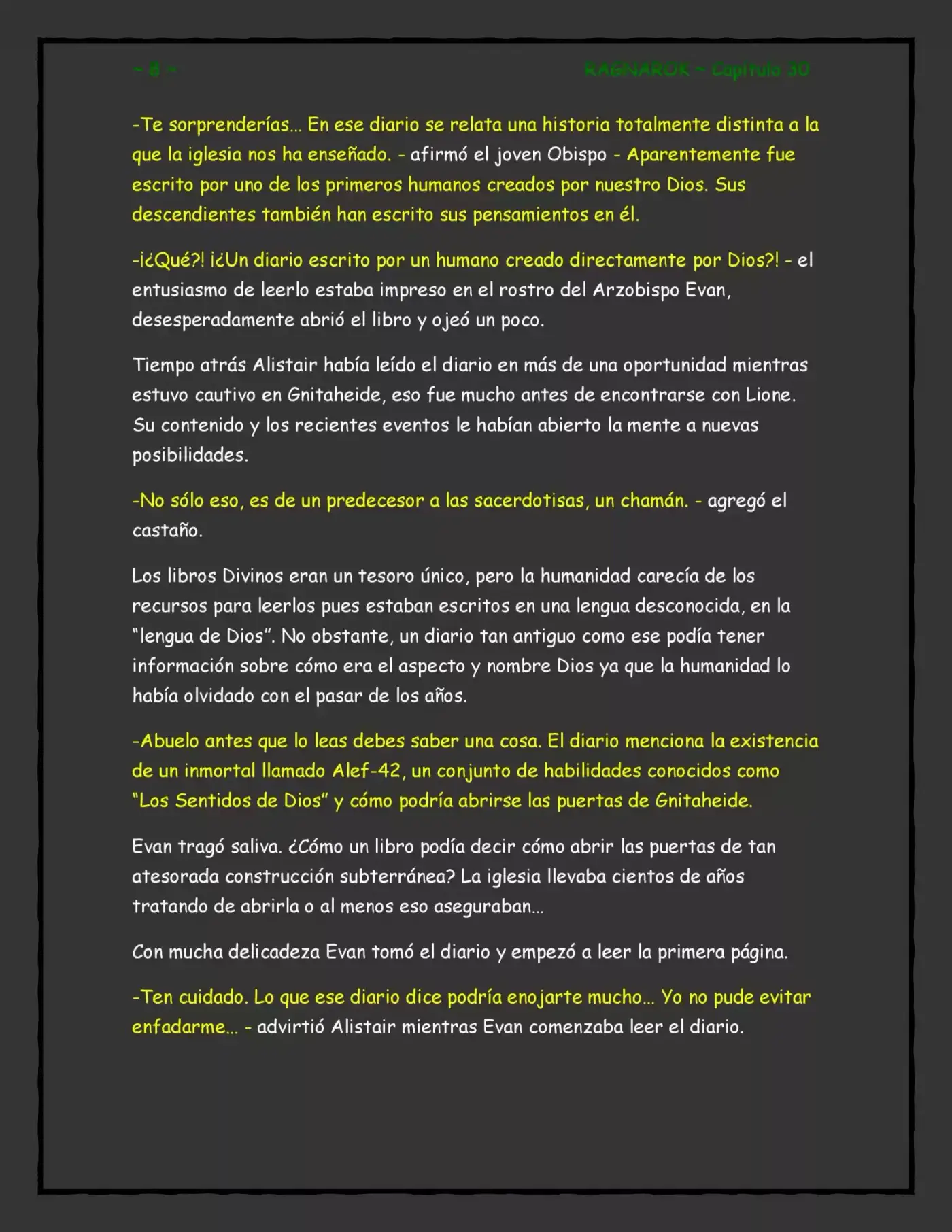 RAGNAROK (Novela) - Capítulo 30 - Página 8 - LectorTMOo
