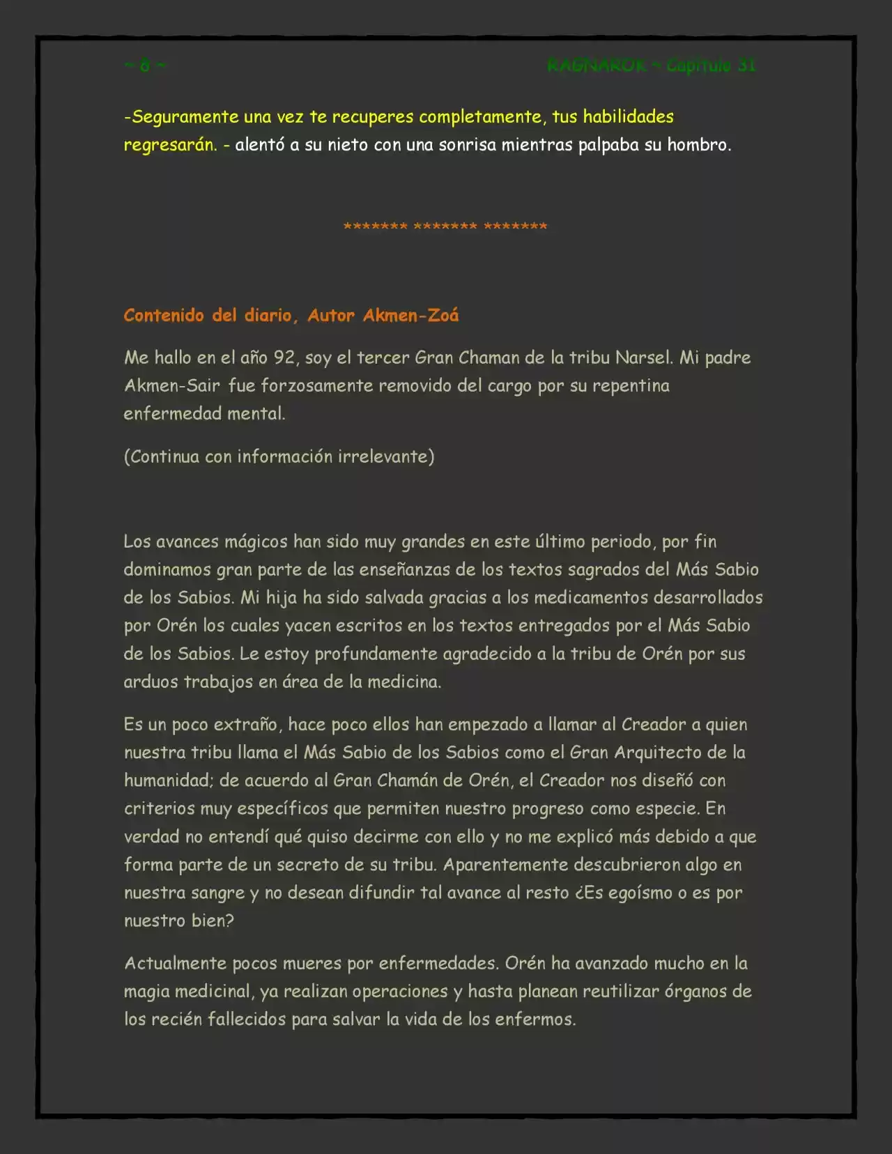 RAGNAROK (Novela) - Capítulo 31 - Página 8 - LectorTMOo