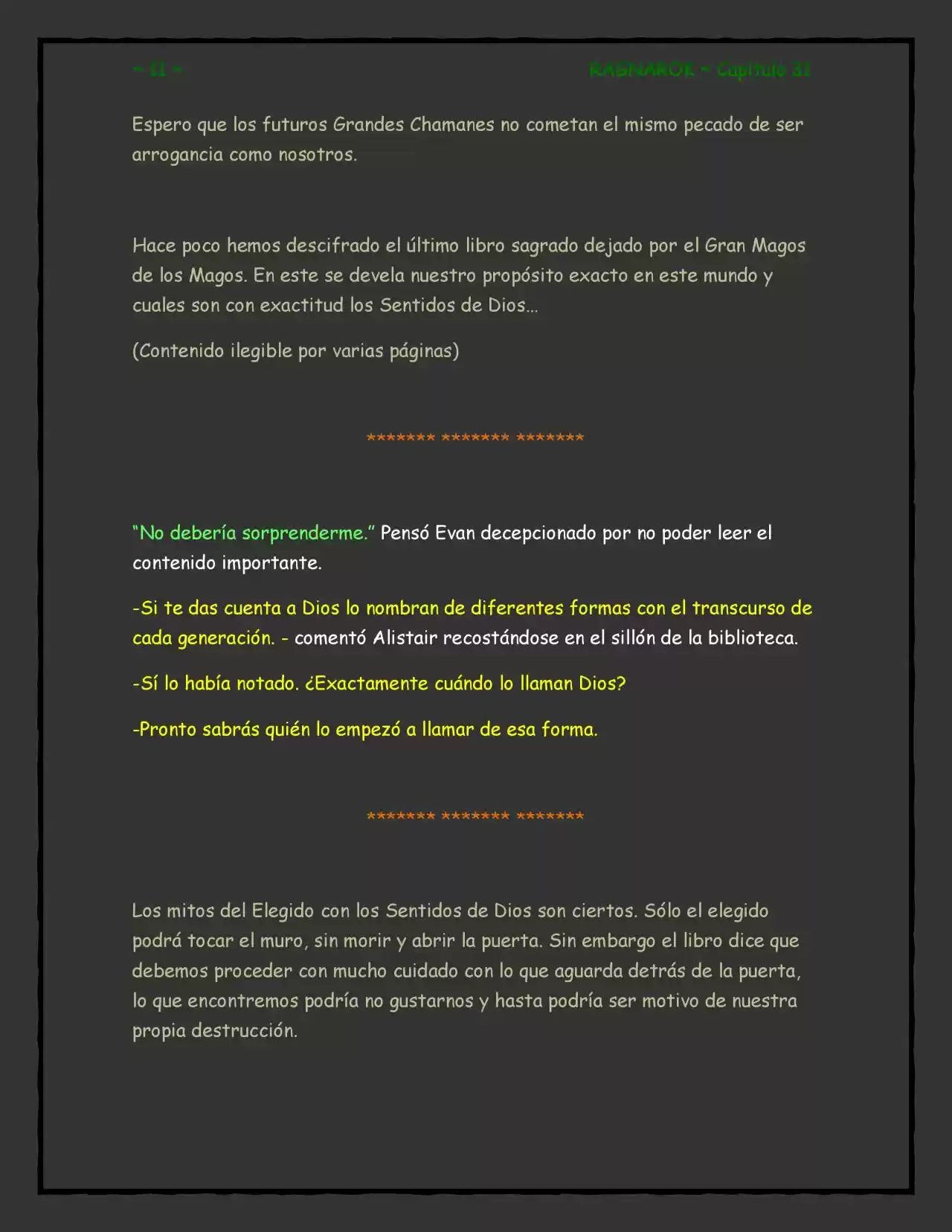 RAGNAROK (Novela) - Capítulo 31 - Página 11 - LectorTMOo