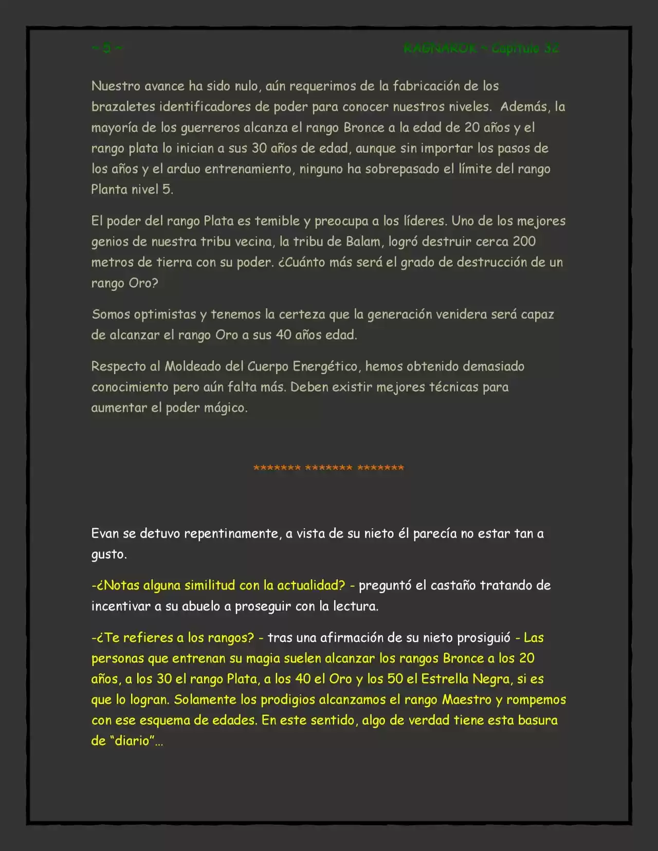 RAGNAROK (Novela) - Capítulo 32 - Página 5 - LectorTMOo