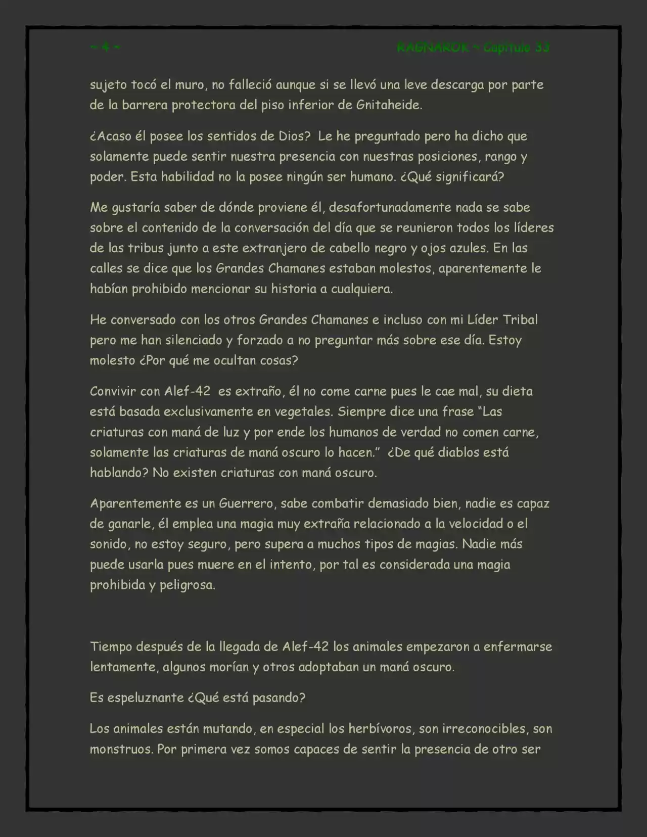 RAGNAROK (Novela) - Capítulo 33 - Página 4 - LectorTMOo