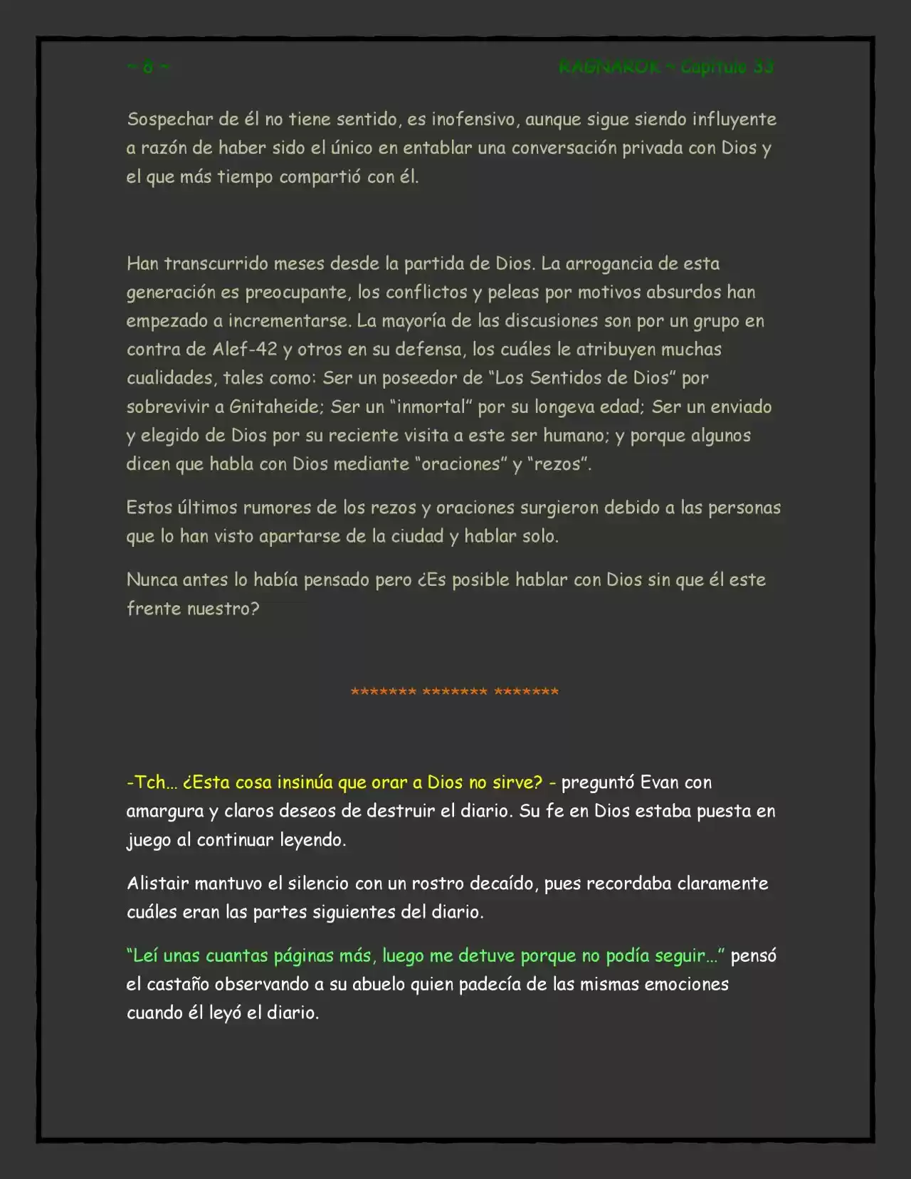 RAGNAROK (Novela) - Capítulo 33 - Página 8 - LectorTMOo