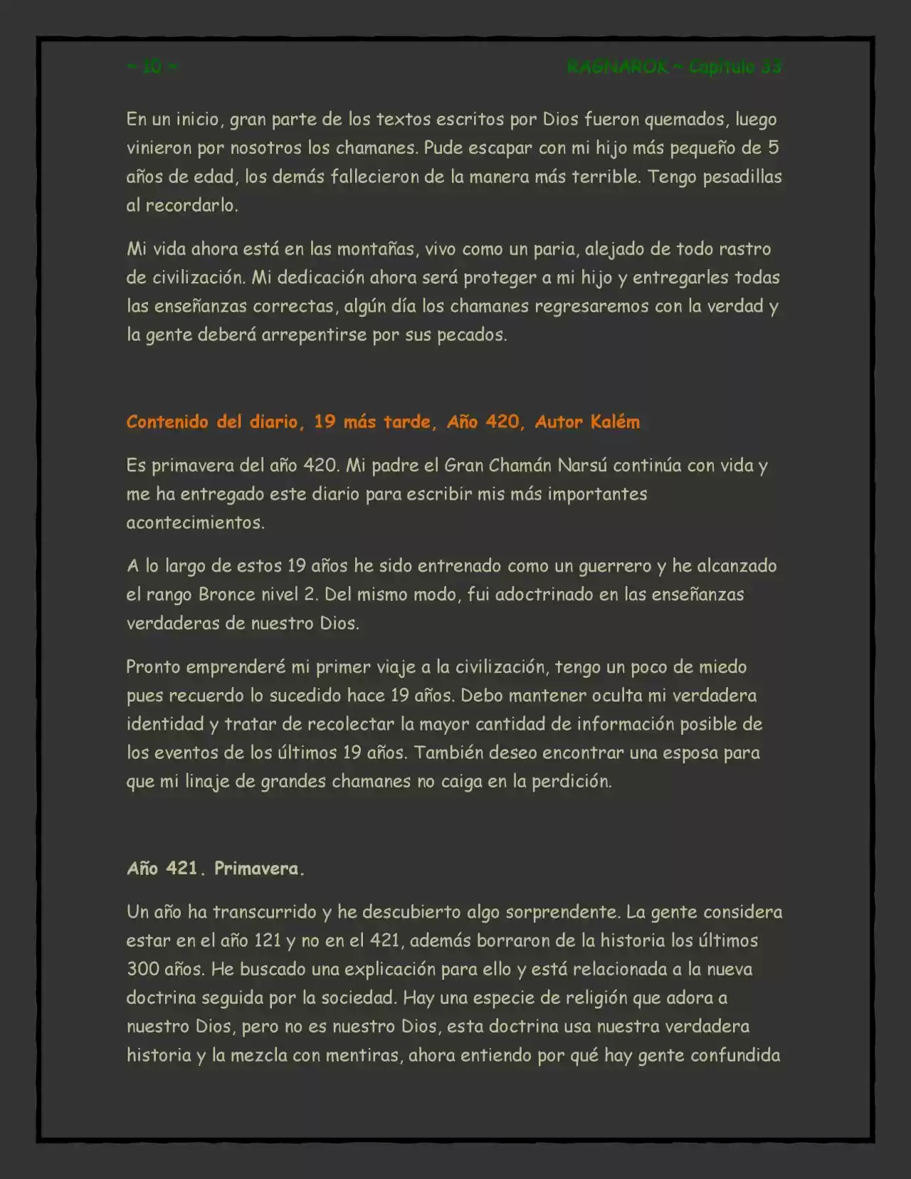 RAGNAROK (Novela) - Capítulo 33 - Página 10 - LectorTMOo