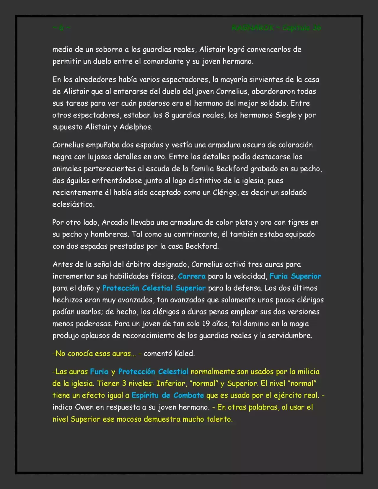 RAGNAROK (Novela) - Capítulo 36 - Página 6 - LectorTMOo