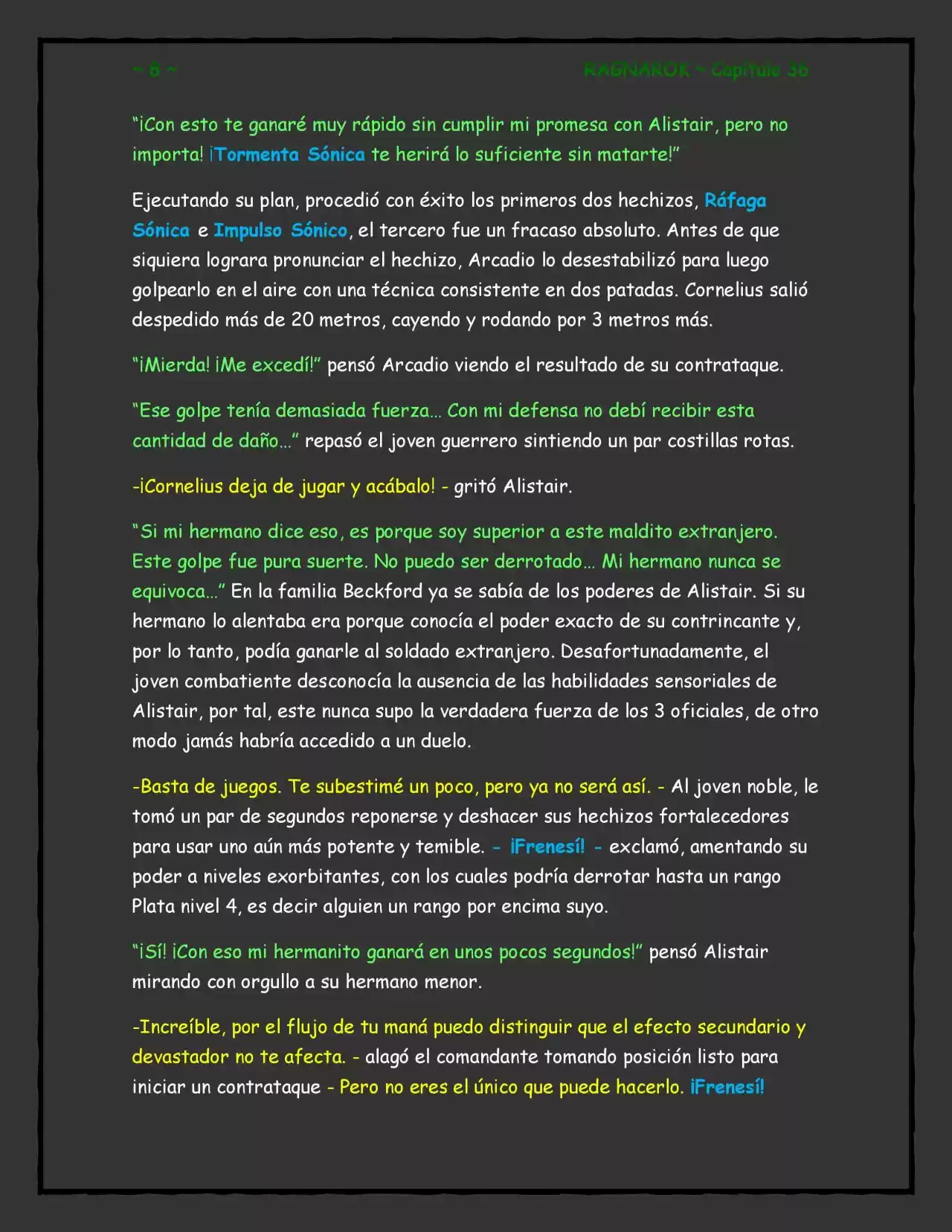 RAGNAROK (Novela) - Capítulo 36 - Página 8 - LectorTMOo