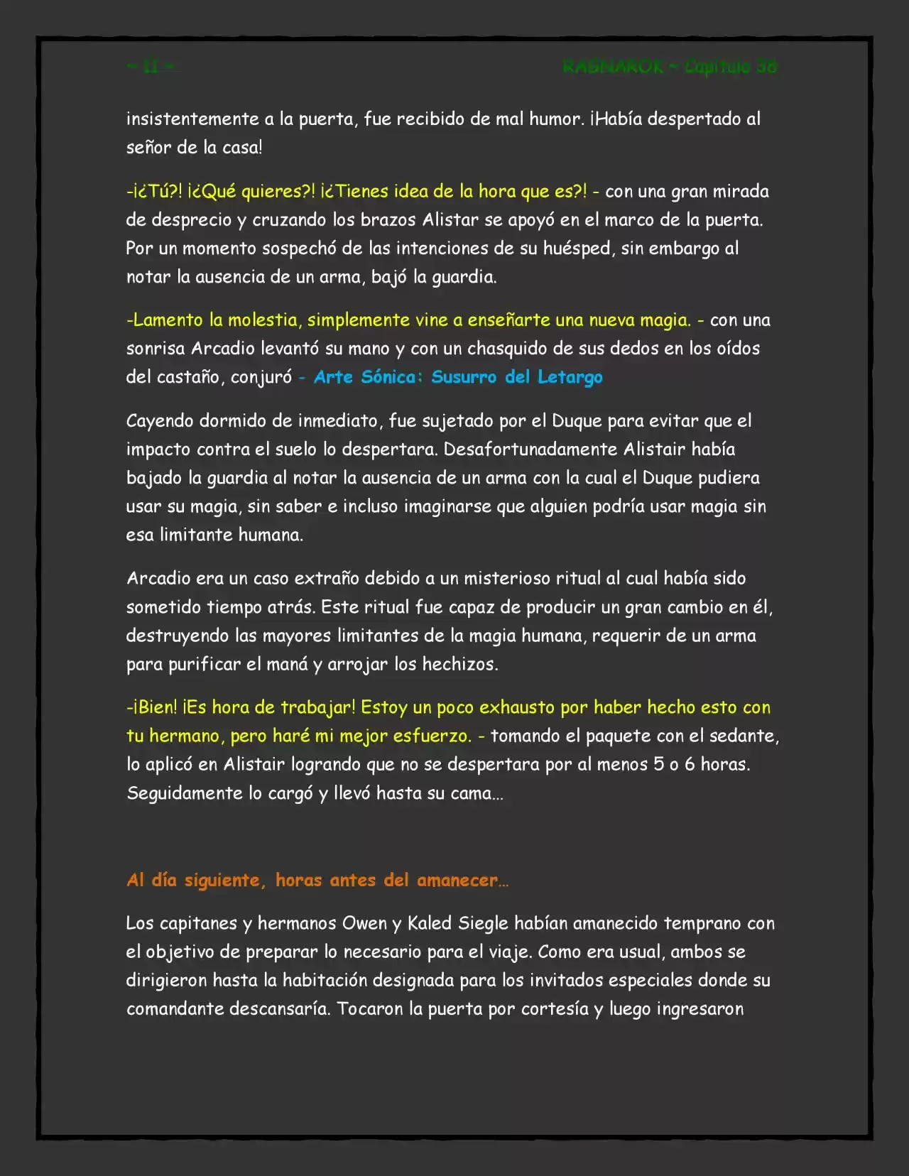 RAGNAROK (Novela) - Capítulo 38 - Página 11 - LectorTMOo