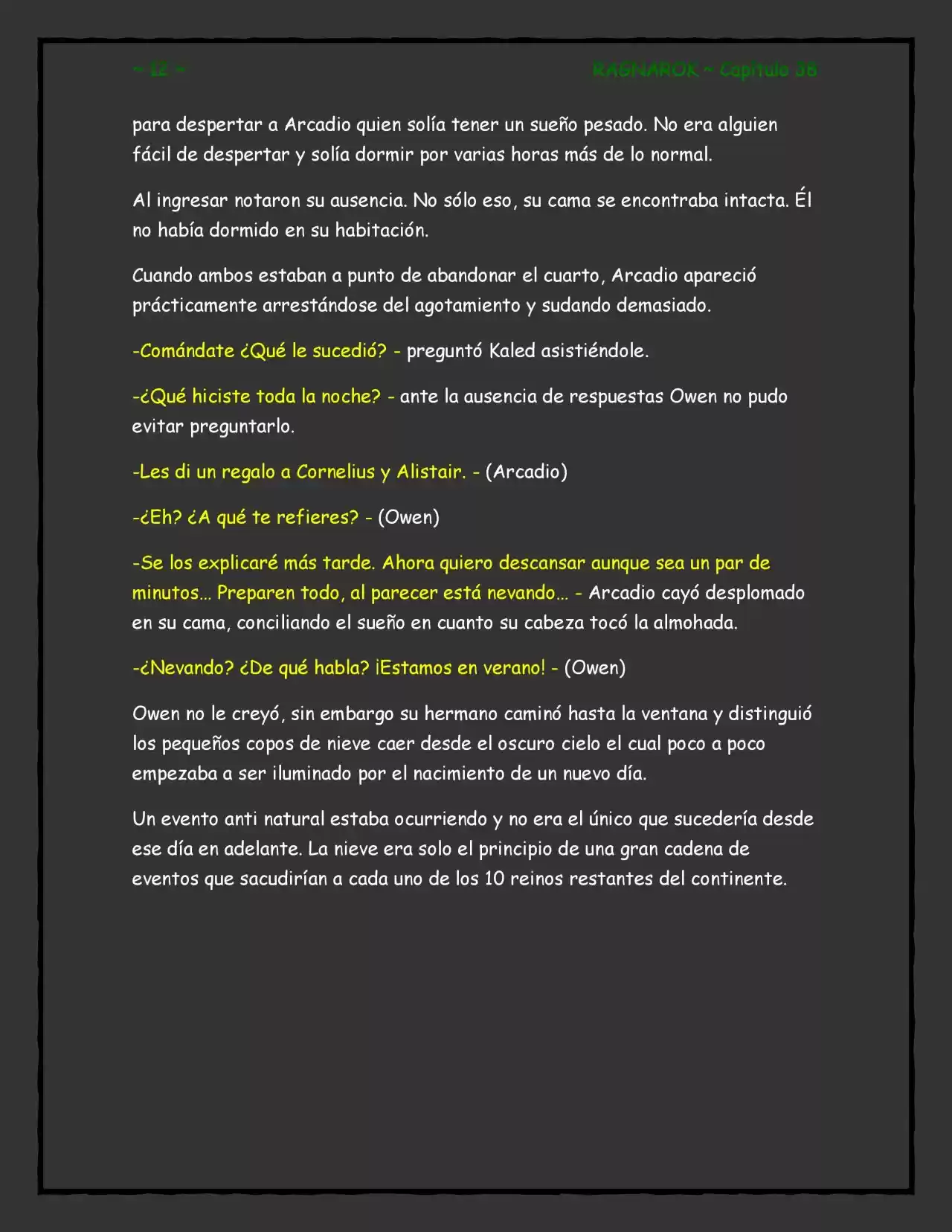 RAGNAROK (Novela) - Capítulo 38 - Página 12 - LectorTMOo