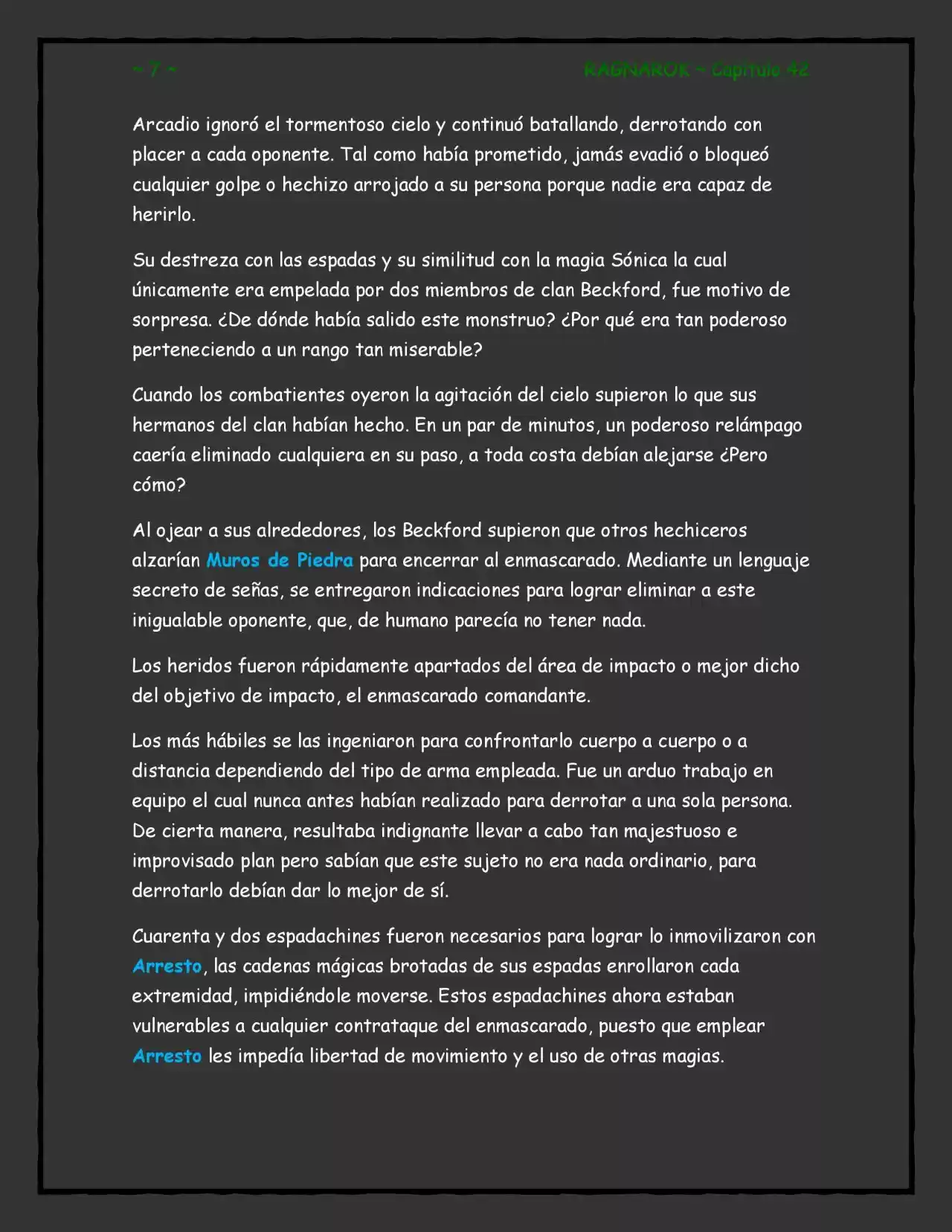 RAGNAROK (Novela) - Capítulo 42 - Página 7 - LectorTMOo